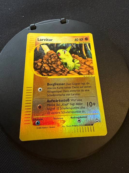 Pokemon Karte E-Serie Reverse Larvitar 89/147 Deutsch