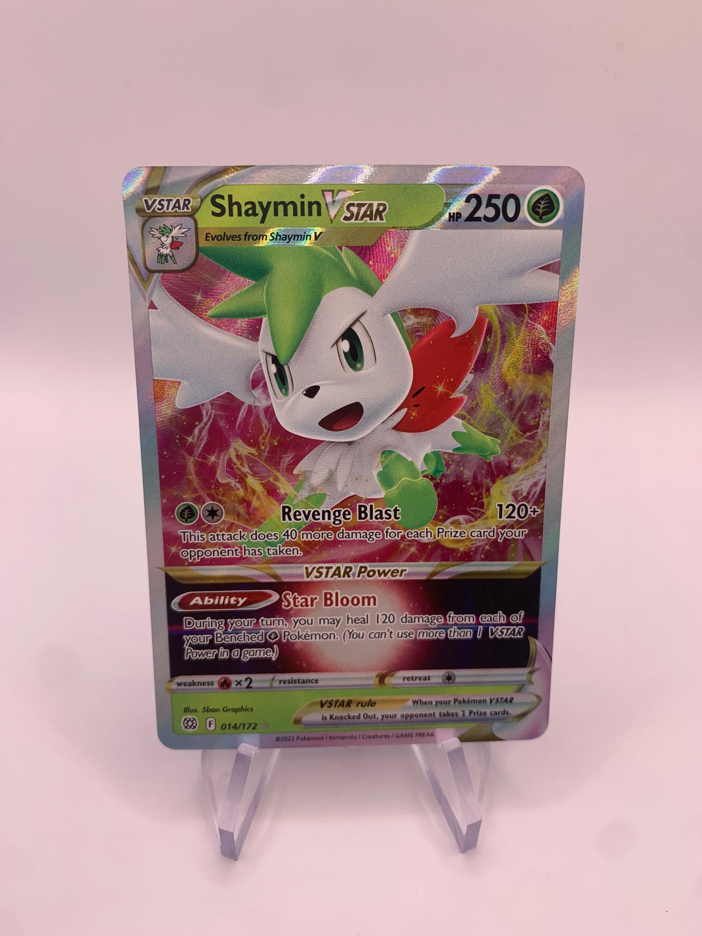 Pokemon Karte Vstar Shaymin 14/172 Englisch