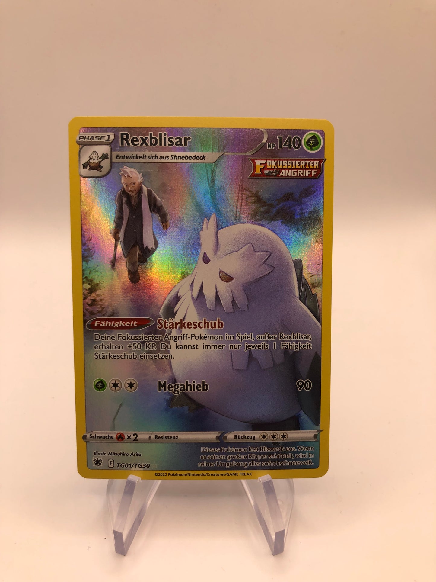Pokemon Karte Art Rare Rexblisar TG01/TG30 Deutsch
