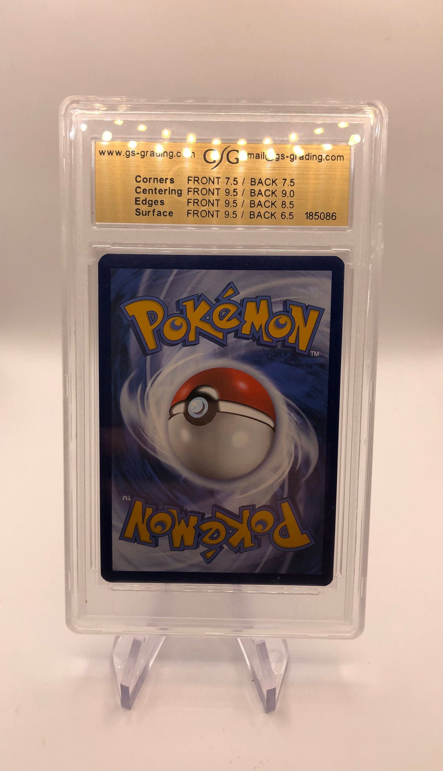 Pokemon Karte GSG 7,5 Art-Rare Pikachu GG30/GG70 Deutsch