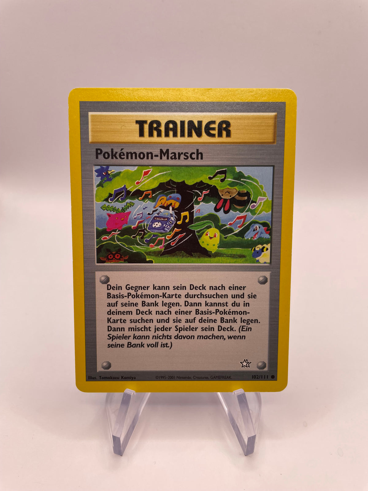 Pokemon Karte Pokémon-Marsch Neo Genesis 102/111 Deutsch