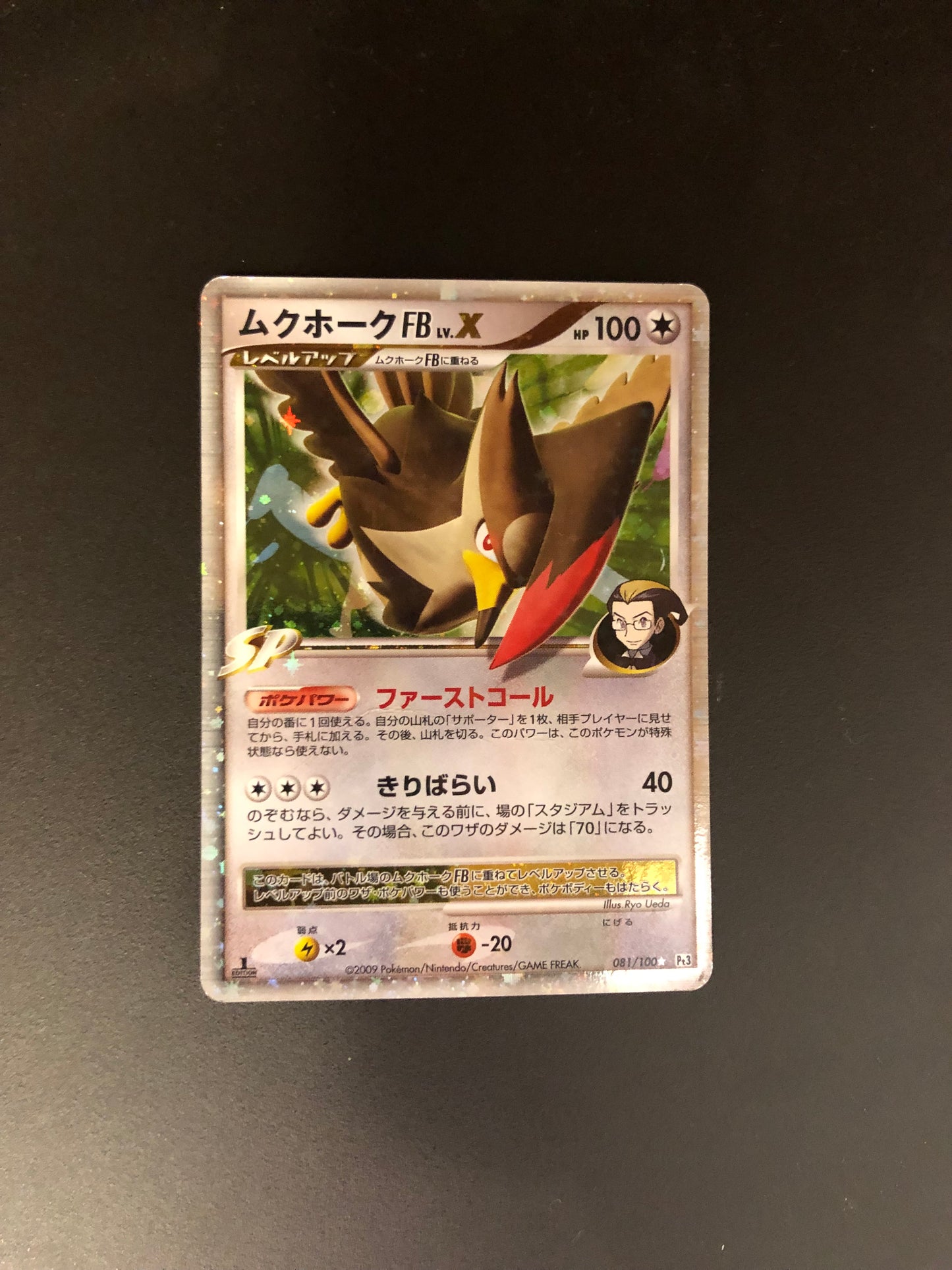 Pokemon Karte Lv.X Staraptor 81/100 Japanisch