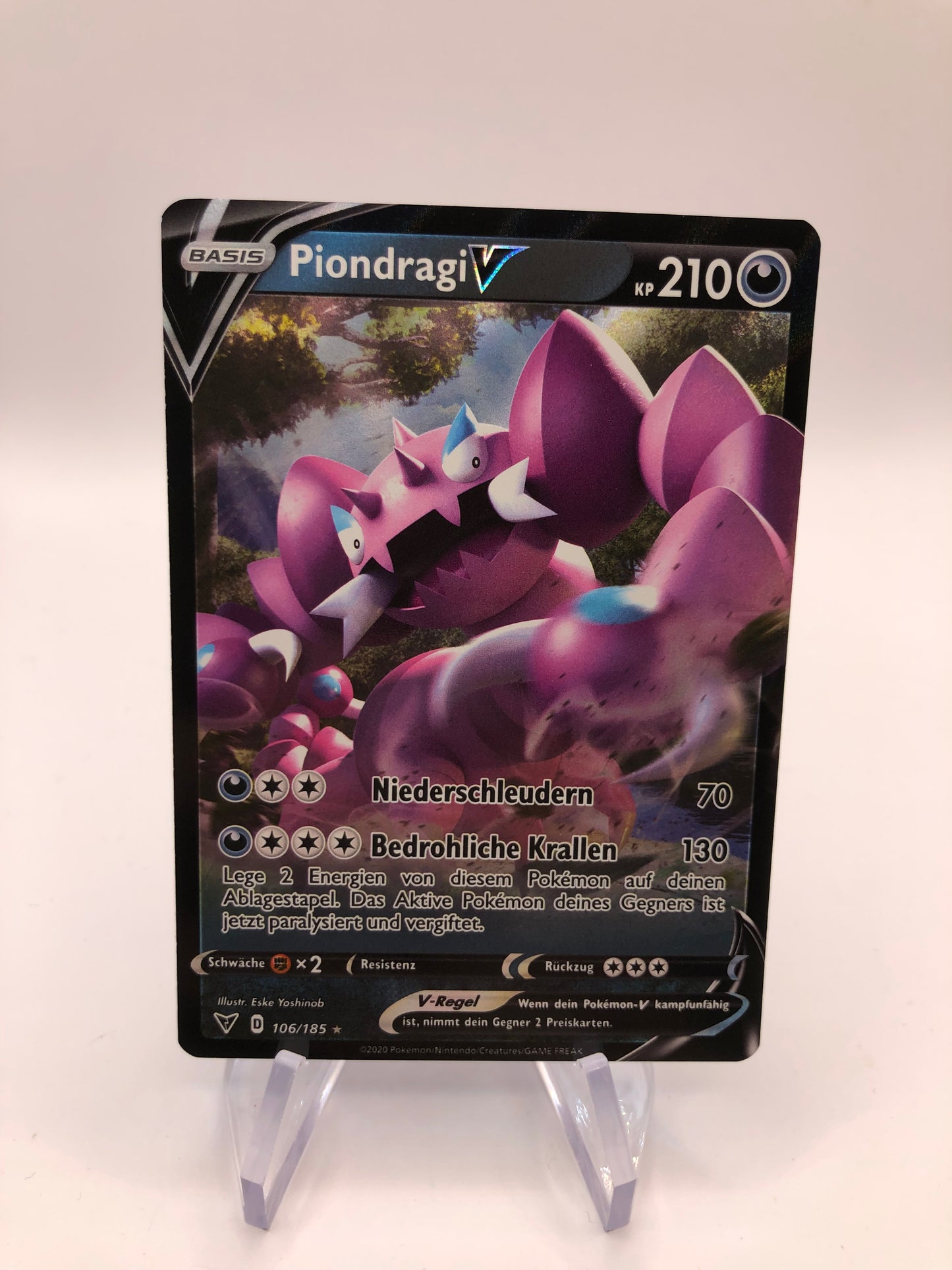 Pokemon Karte V Piondragi 106/185 Deutsch