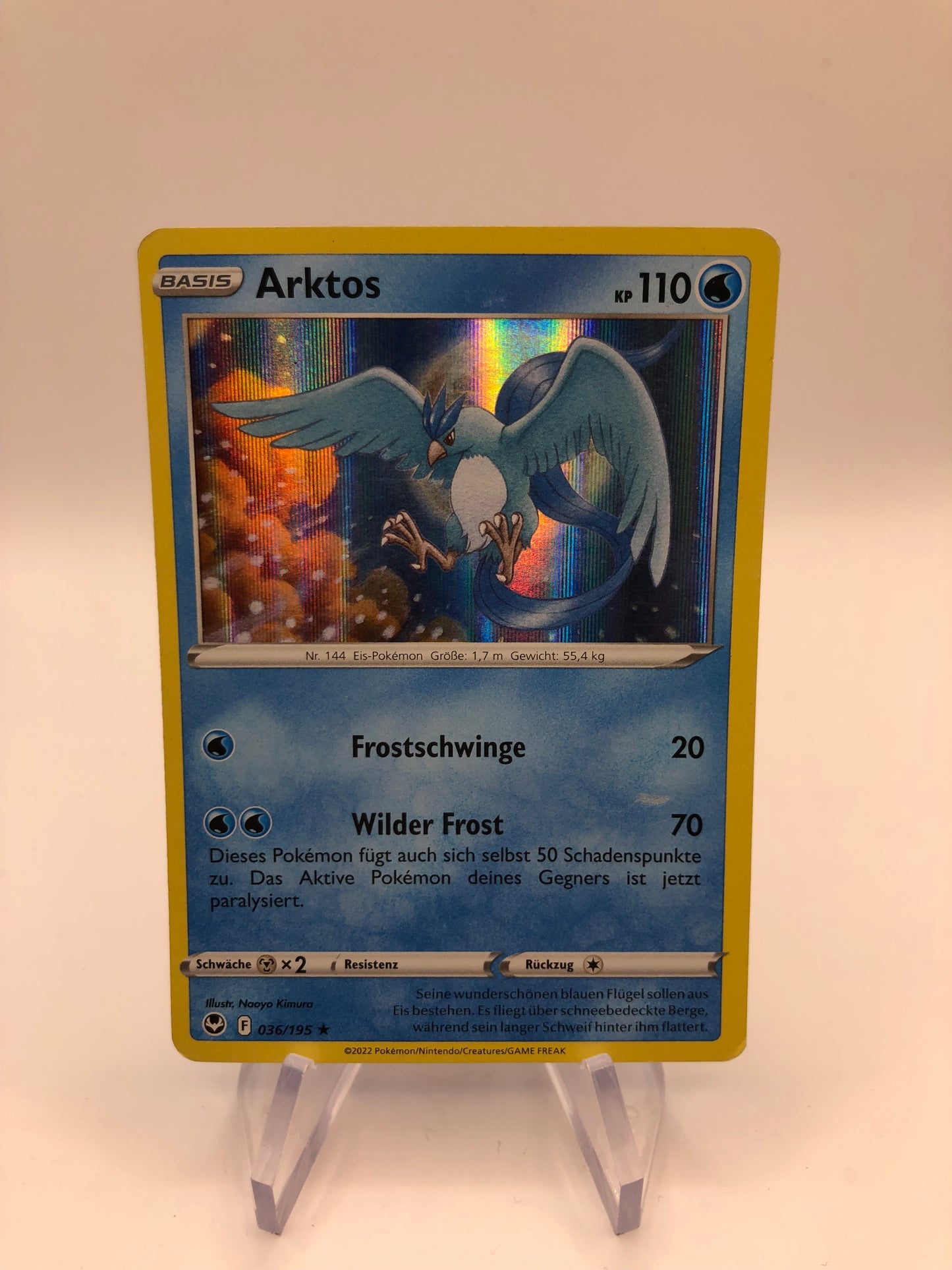 Pokemon Karte Holo Arktos 36/195 Deutsch