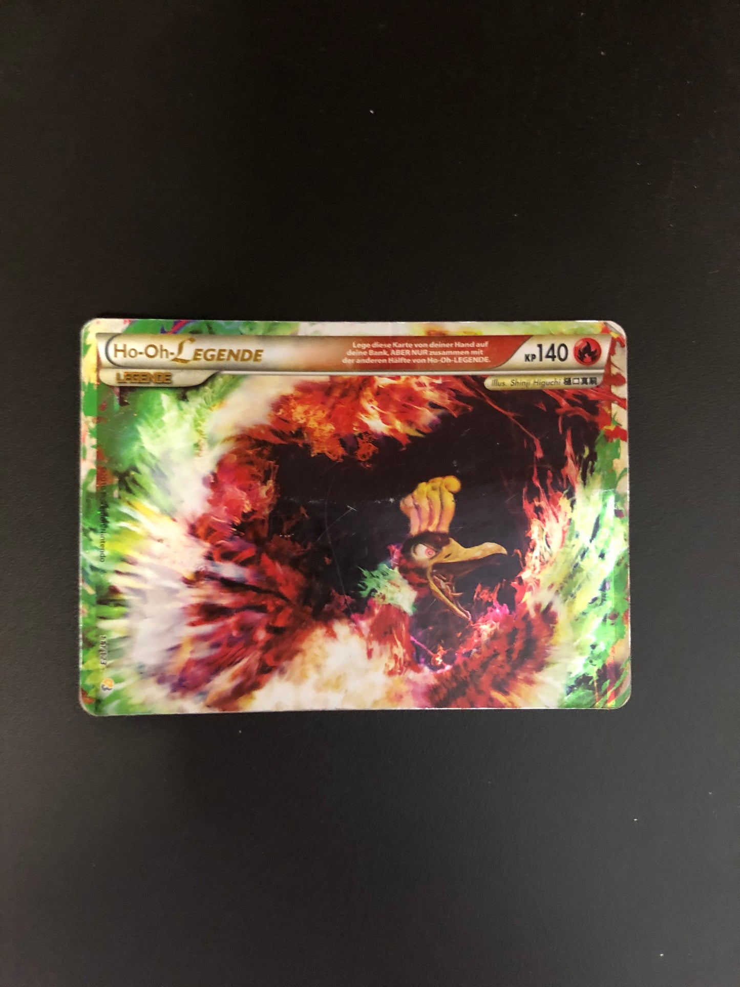 Pokemon Karte Legende Ho-Oh 111/123 Deutsch