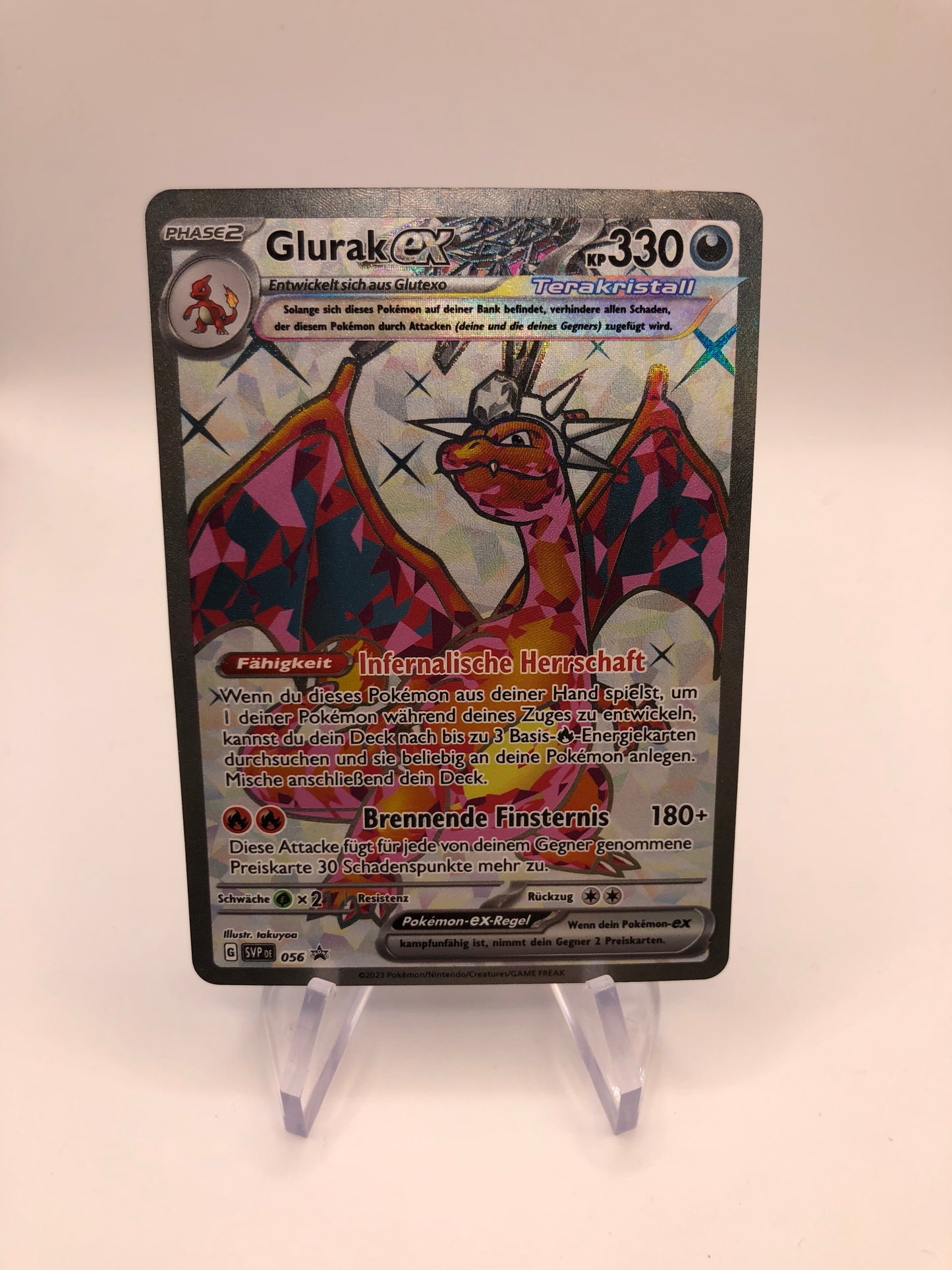 Pokemon Karte Promo EX Glurak 56 Deutsch