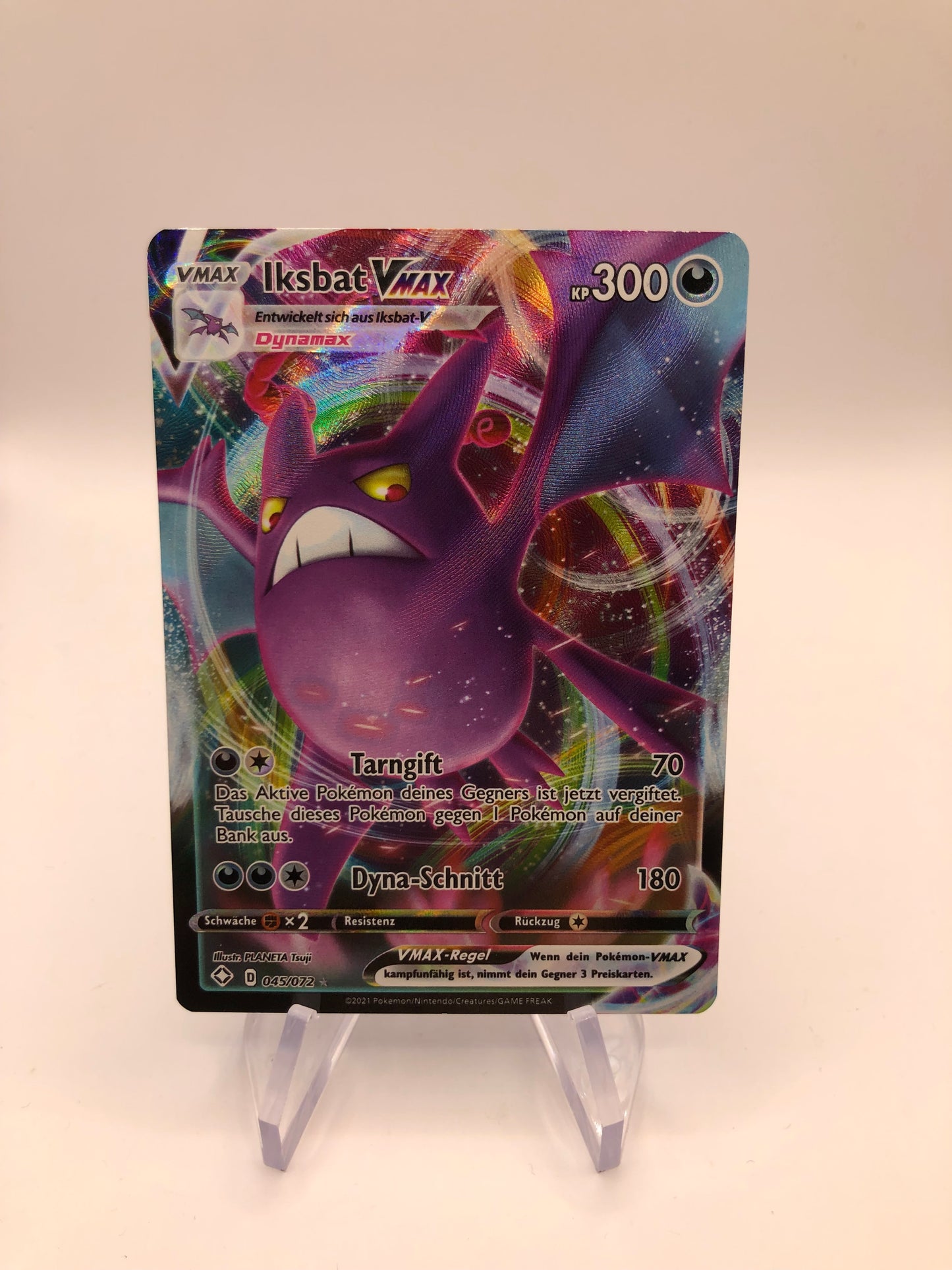 Pokemon Karte Vmax Crobat 45/72 Deutsch