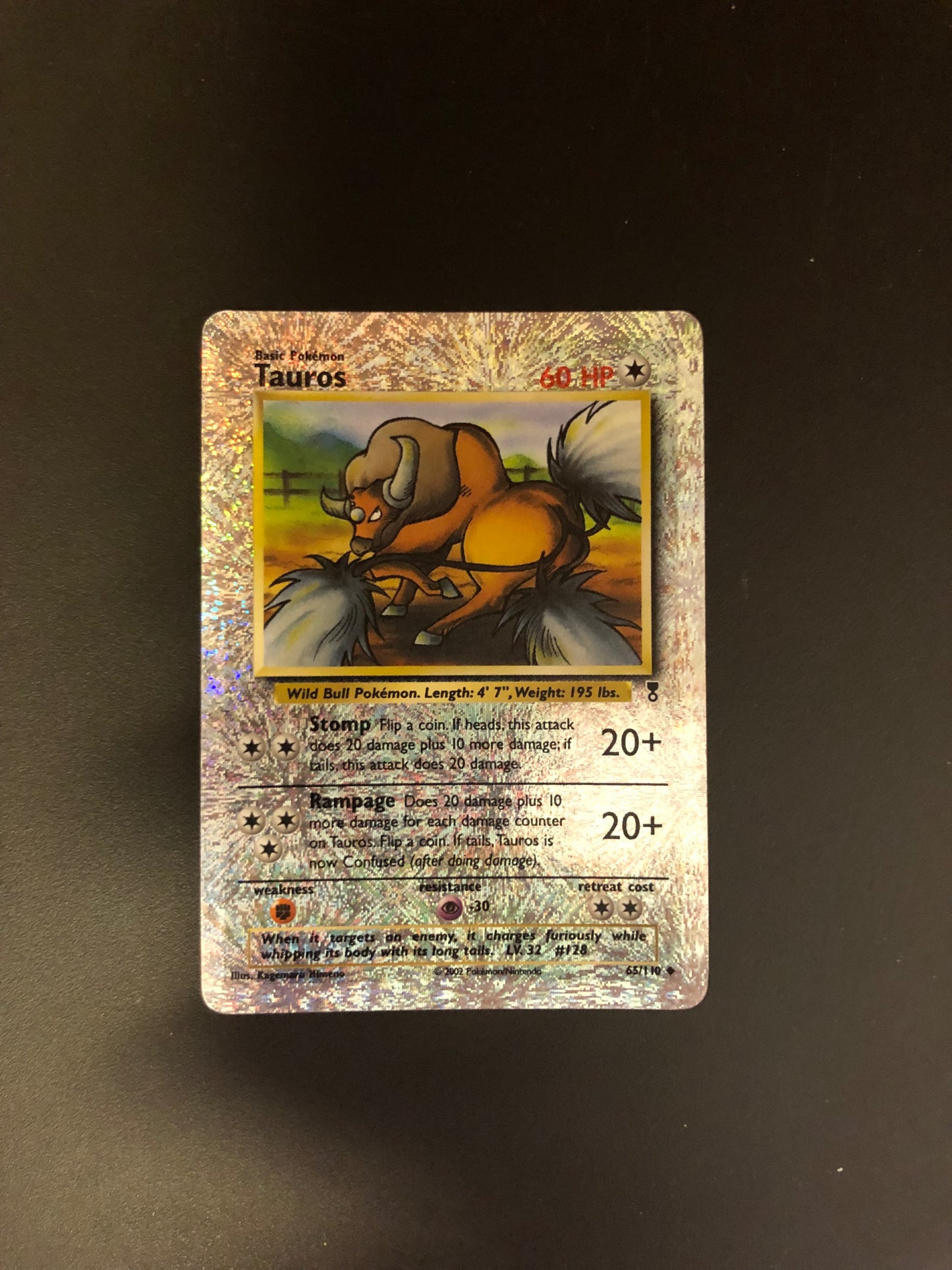Pokemon Karten Legendary Collection Tauros 65/110 Englisch