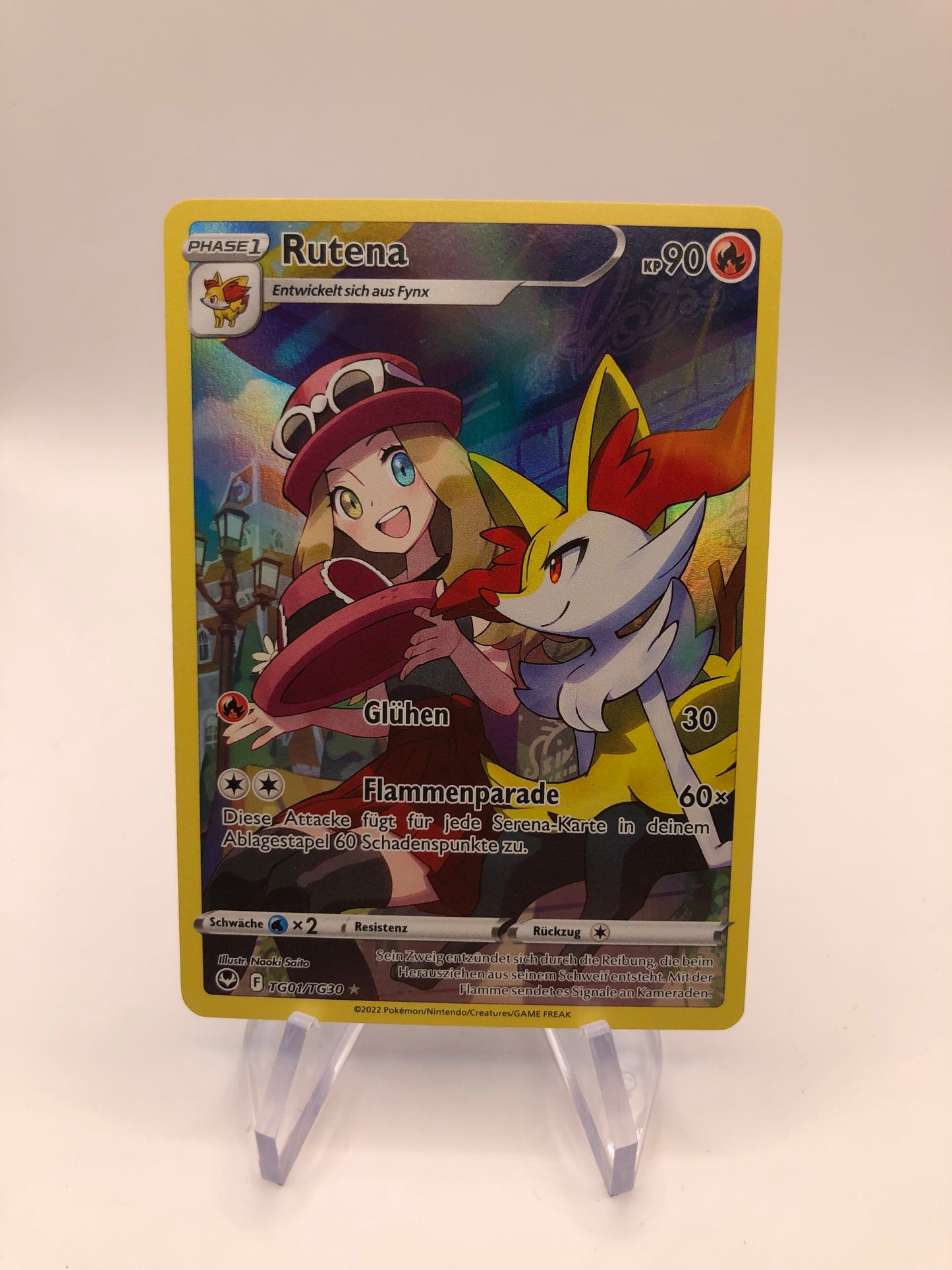 Pokemon Karte Art Rare Rutena TG01/TG30 Deutsch