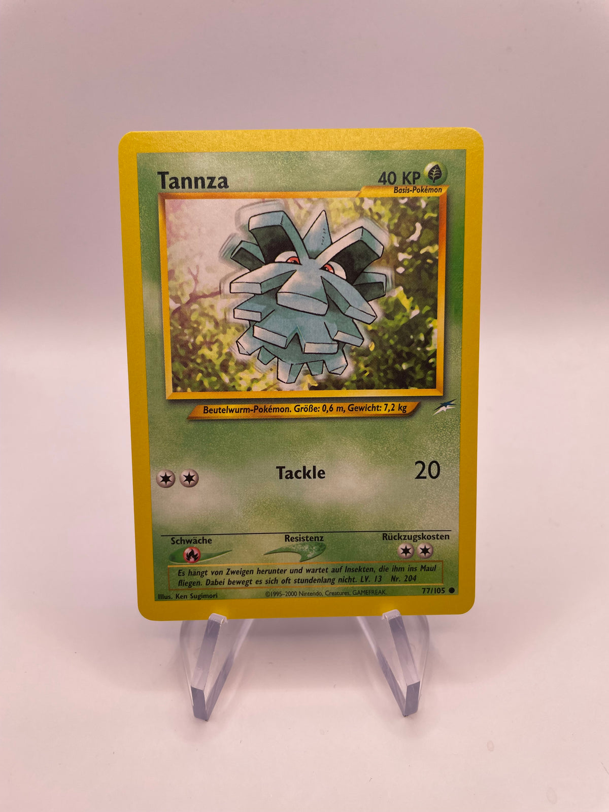 Pokemon Karte Tannza Neo Destiny 77/105 Deutsch