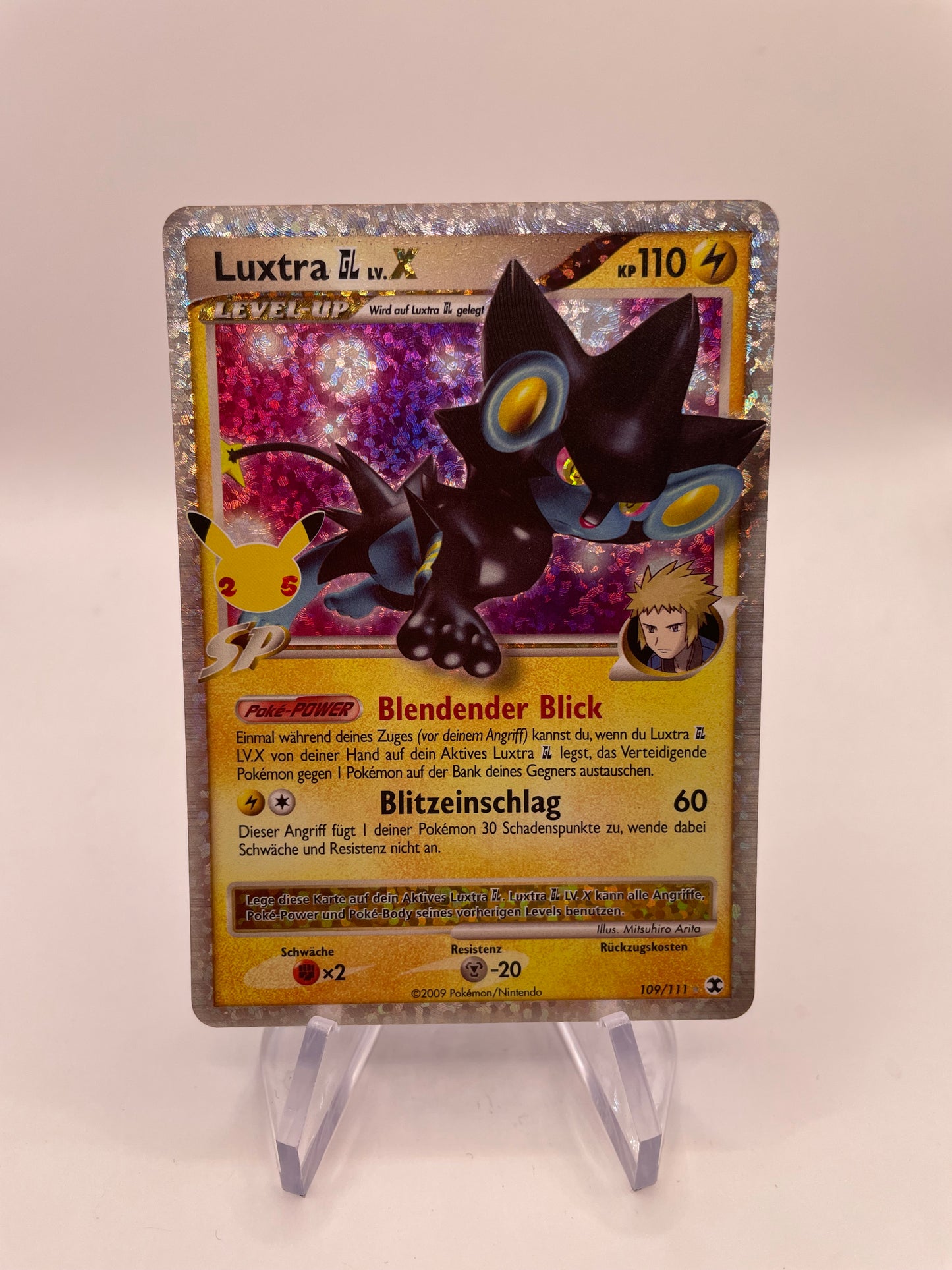 Pokémon Karte Celebration Luxtra 109/111 Deutsch