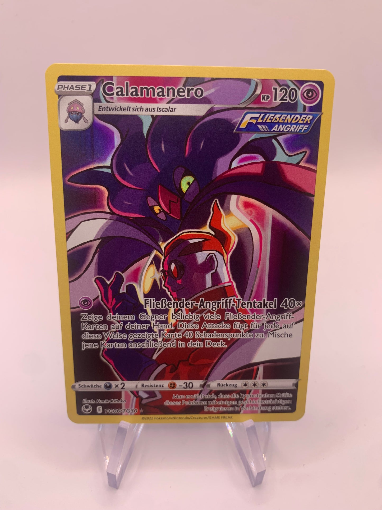 Pokemon Karte Art-Rare Calamanero TG06/TG30 Deutsch