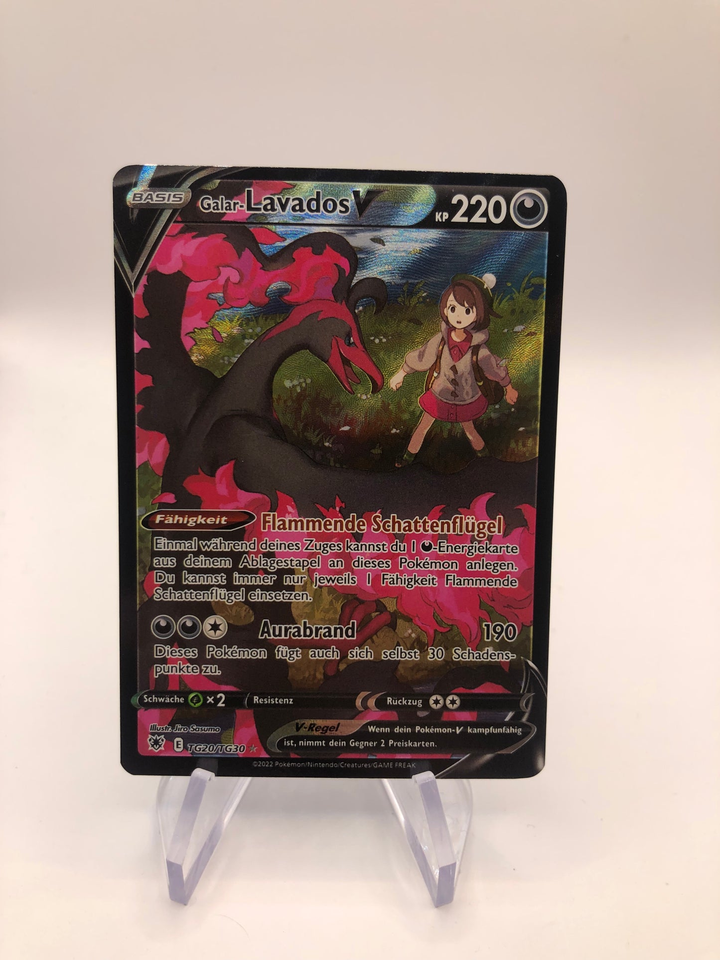 Pokemon Karte V Lavados TG20/TG30 Deutsch