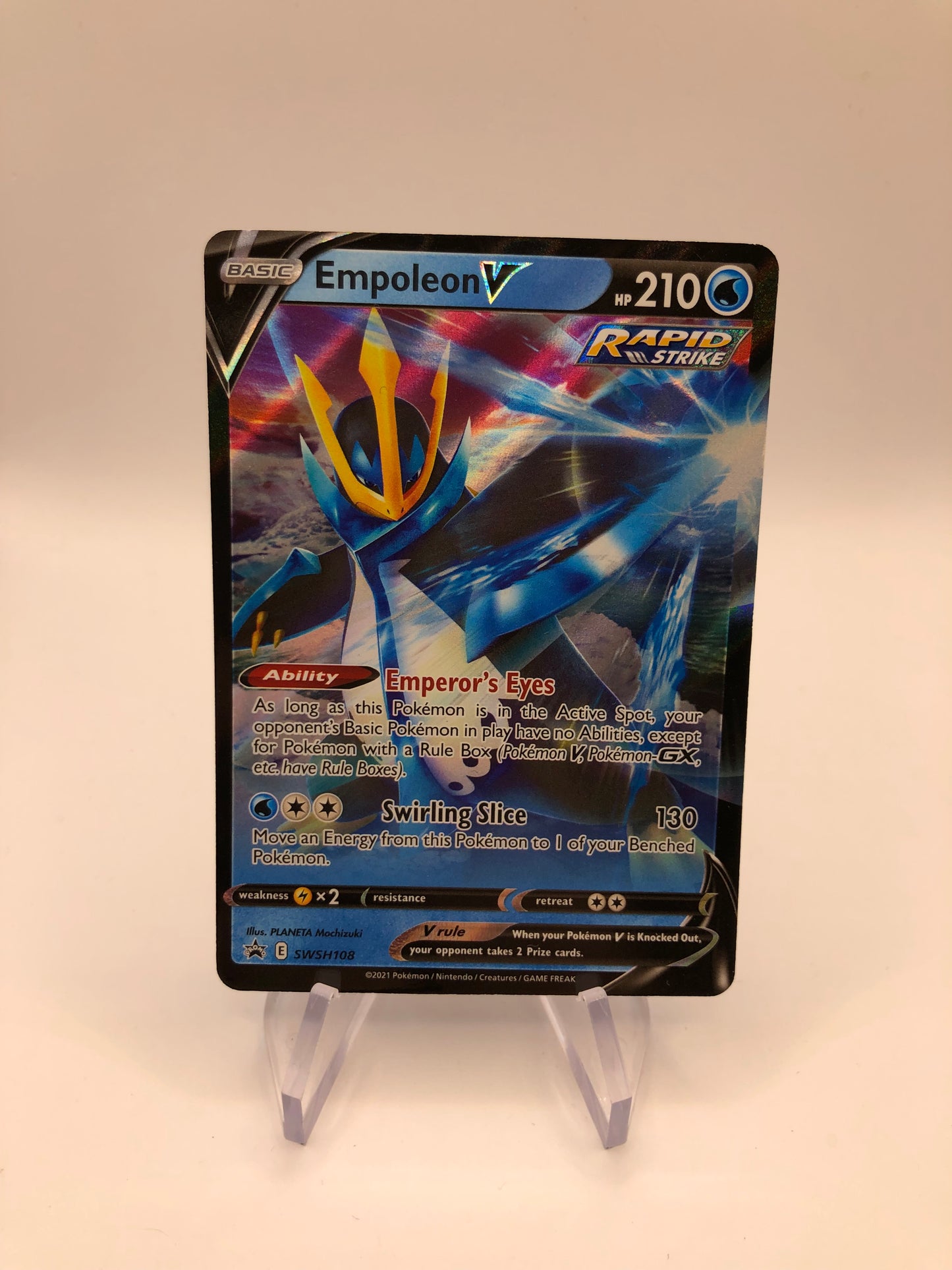 Pokemon Karte V Promo Empoleon SWSH108 Englisch