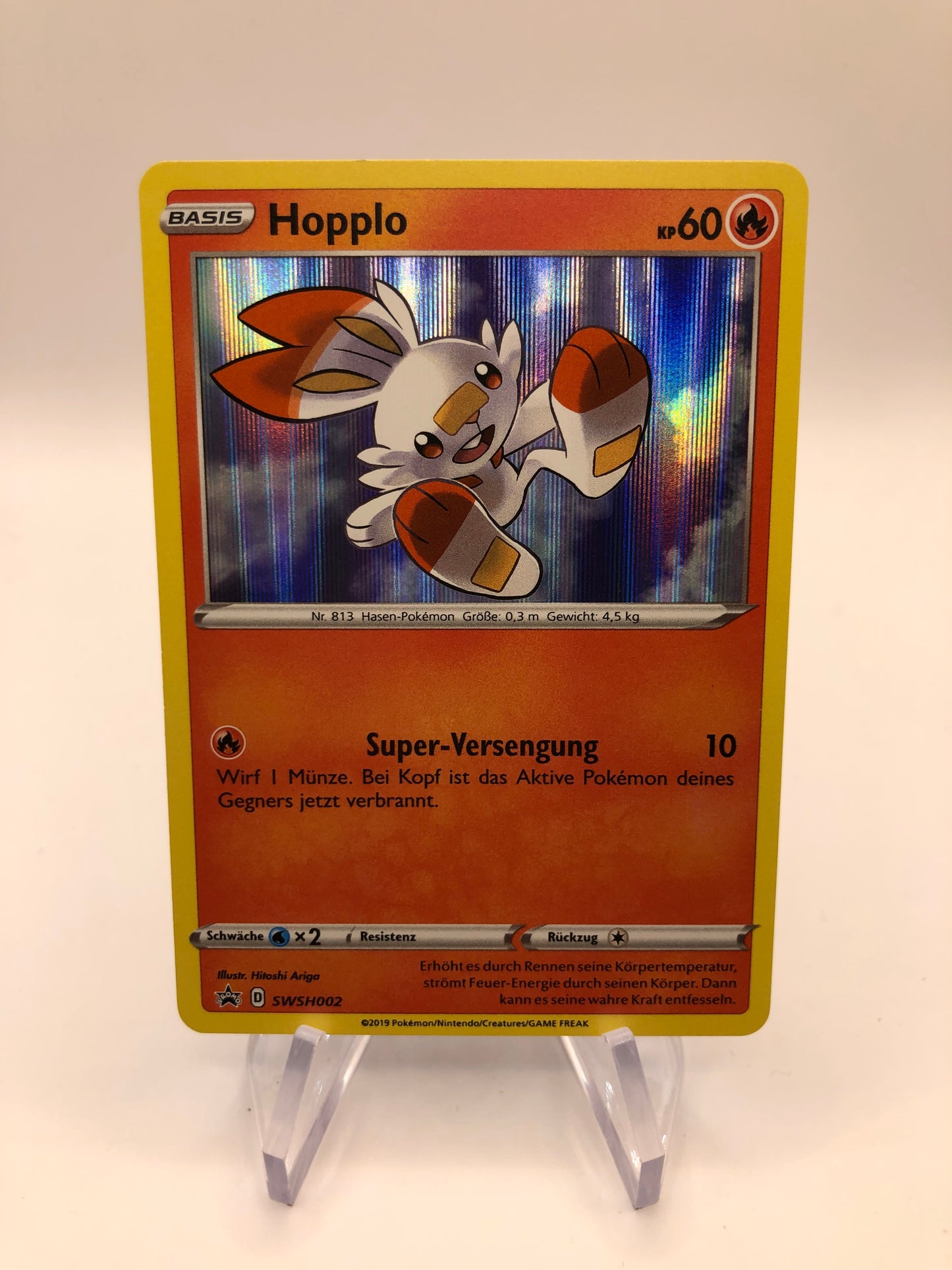 Pokemon Karte Holo Promo Hoppla SWSH002 Deutsch