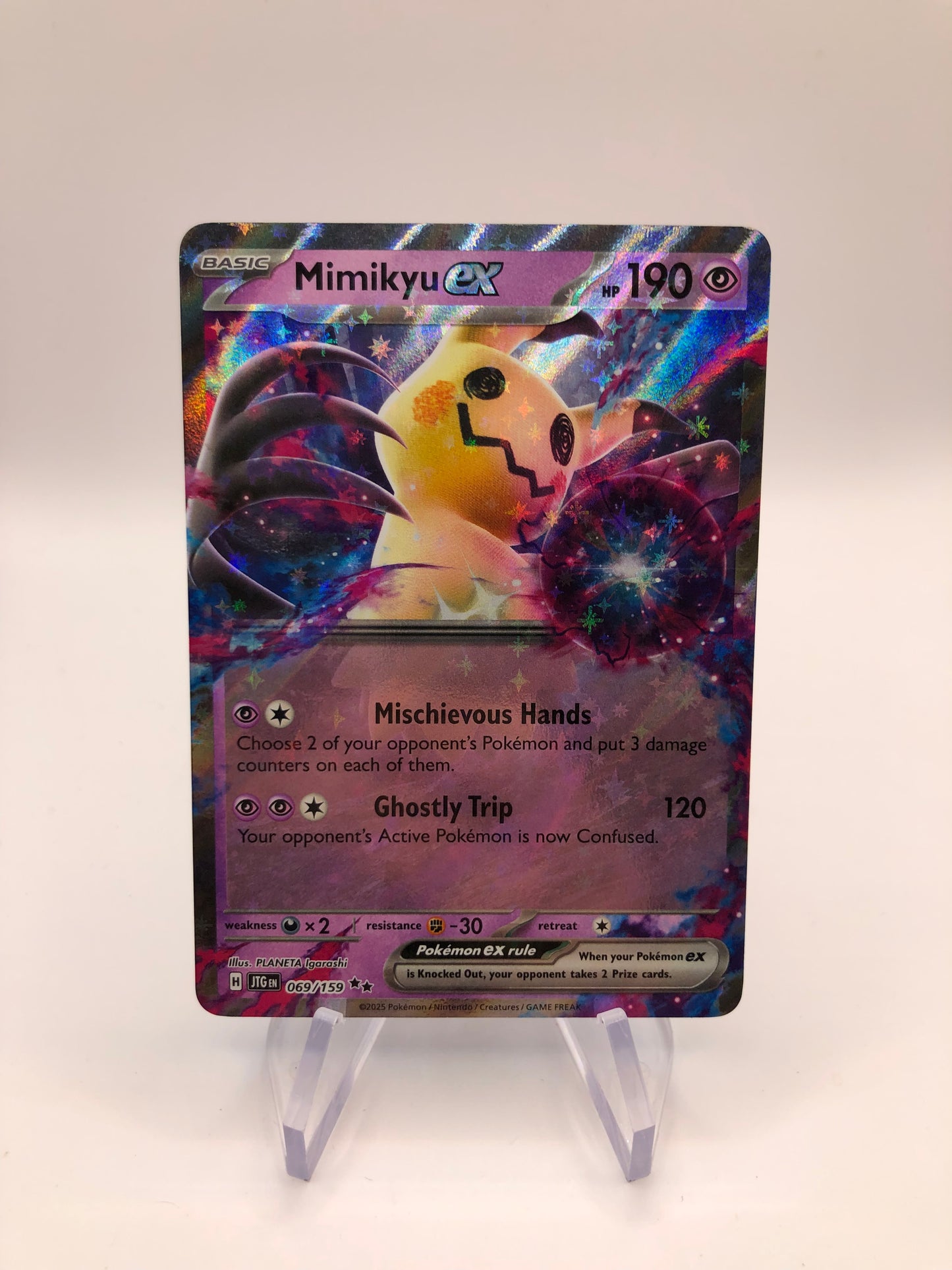 Pokemon Karte Ex Mimikyu 69/159 Englisch