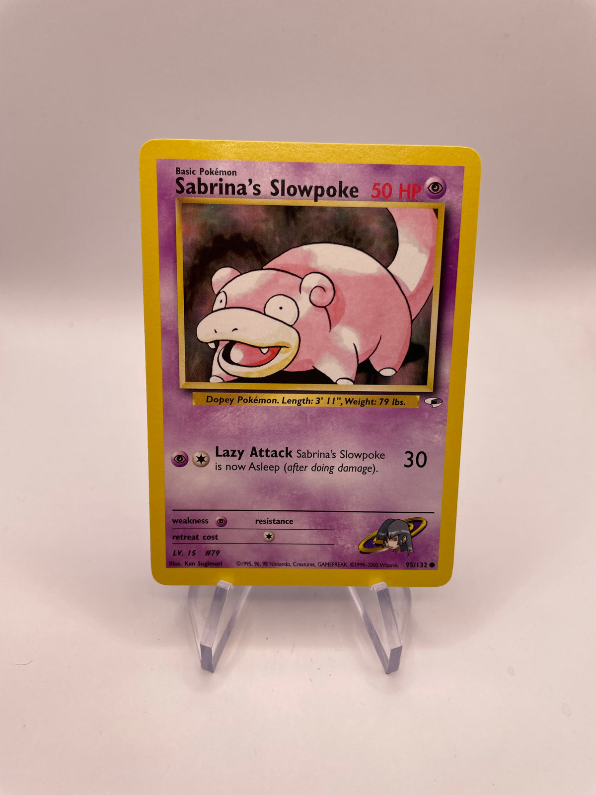 Pokemon Karte Gym Heros Sabrinas Flegmon 95/132 Englisch