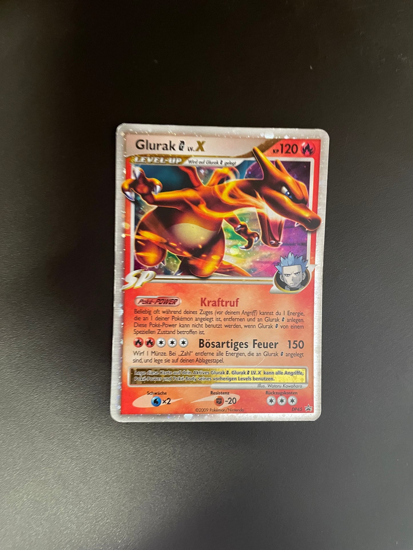Pokemon Karte Lv.X Promo Glurak DP45 Deutsch