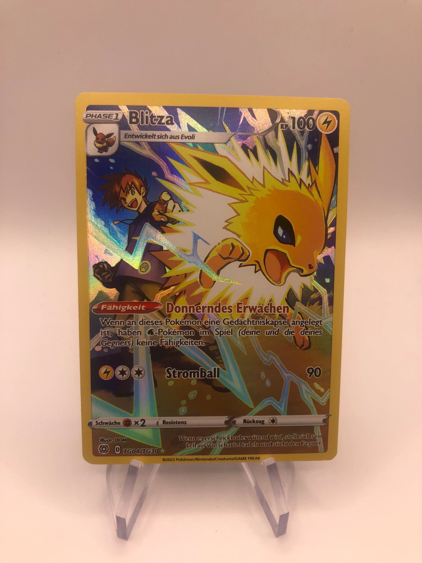 Pokemon Karte Art-Rare Blitza TG04/TG30 Deutsch