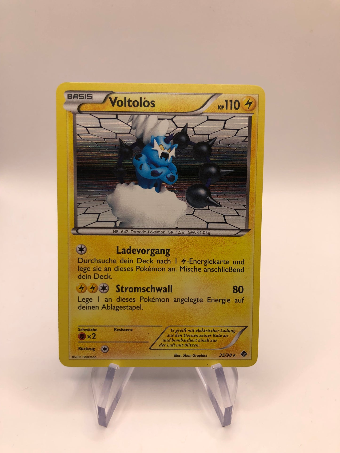 Pokemon Cards Holo Voltolos 3598 German