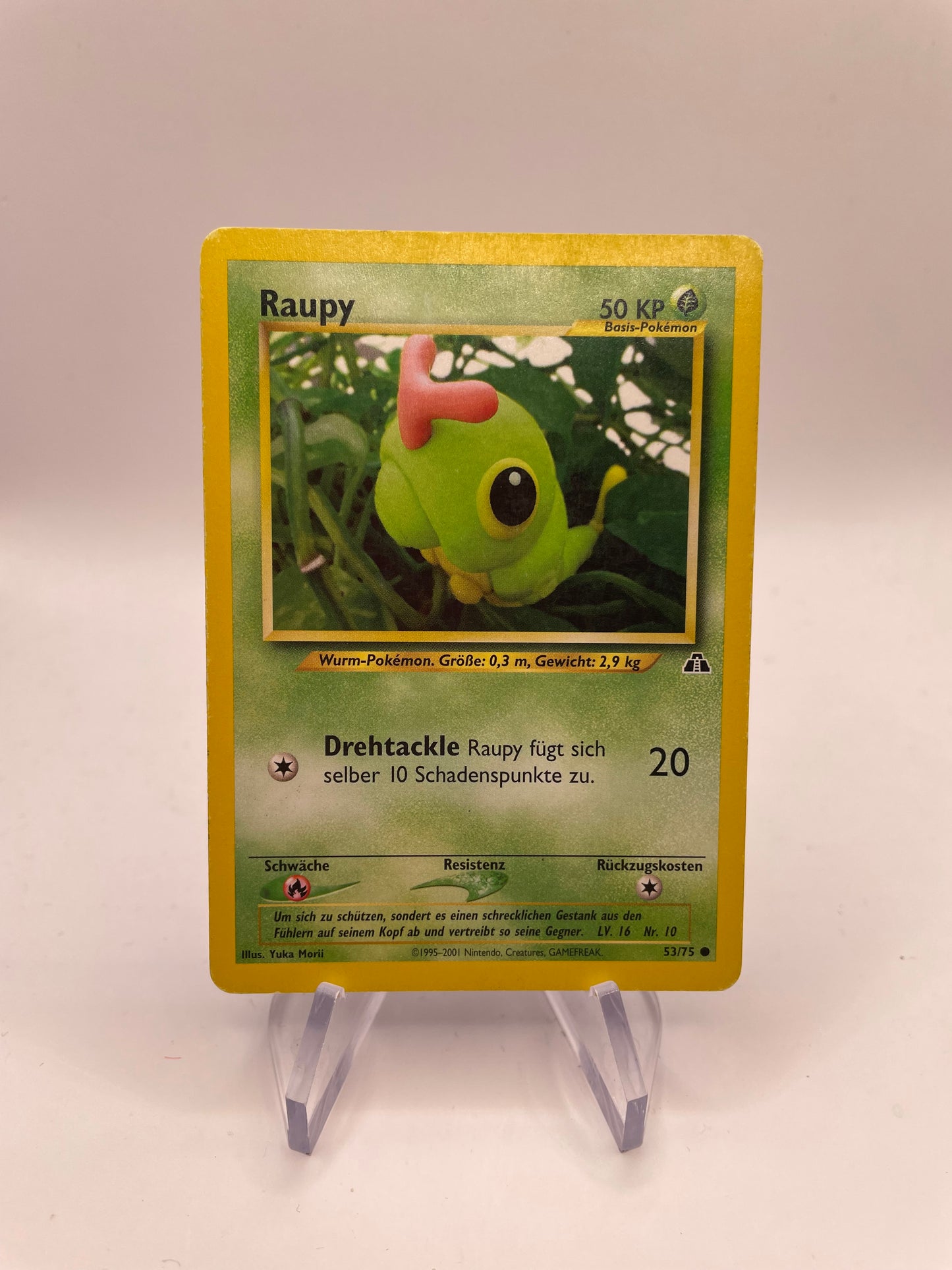 Pokemon Karte Neo Discovery Raupy 53/75 Deutsch