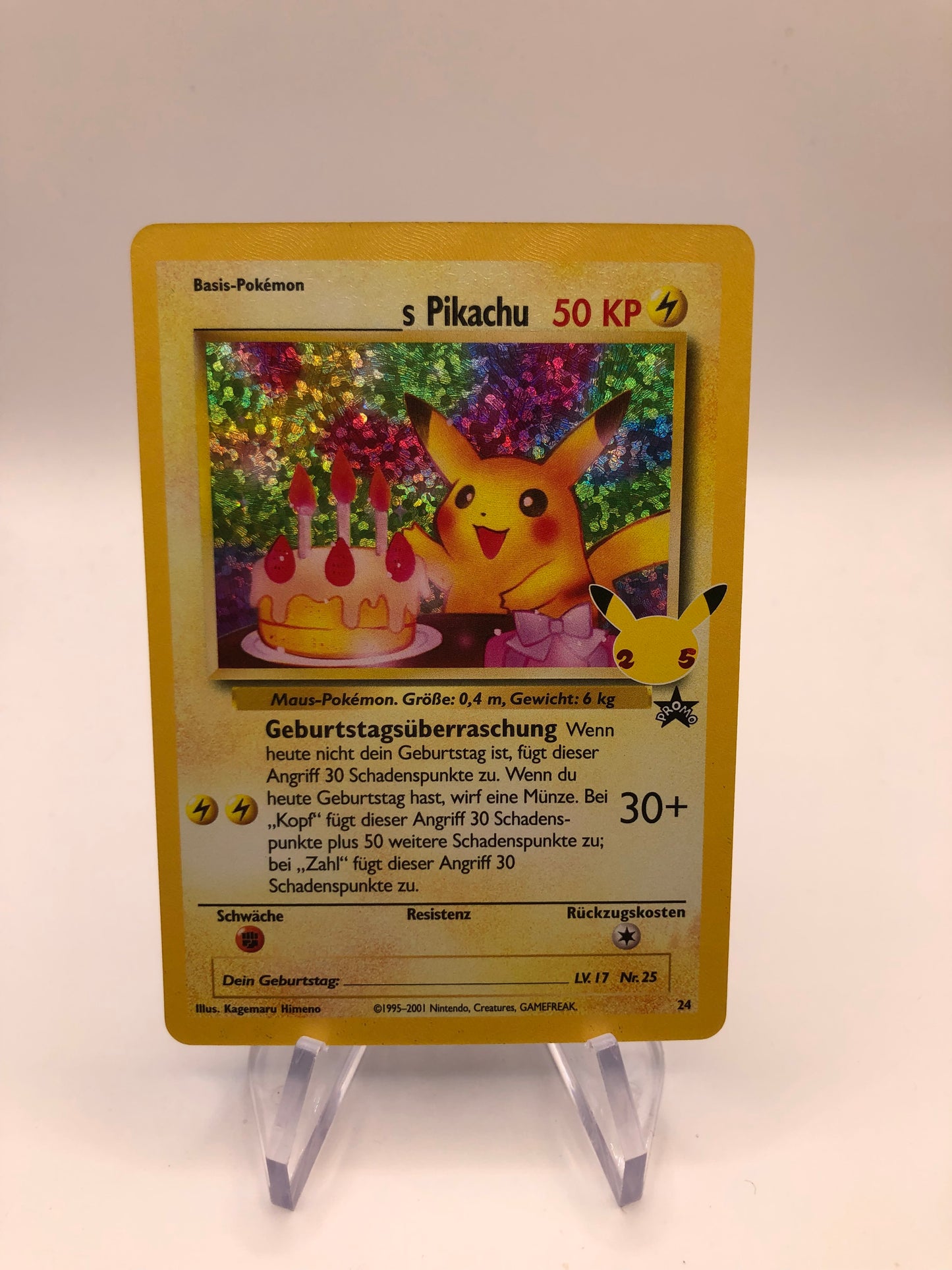 Pokemon Karte Celebration Geburtstags Pikachu 24 Deutsch