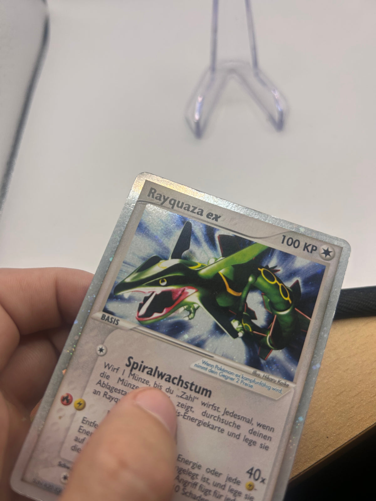 Pokemon Karte ex Rayquaza 97/97 Deutsch