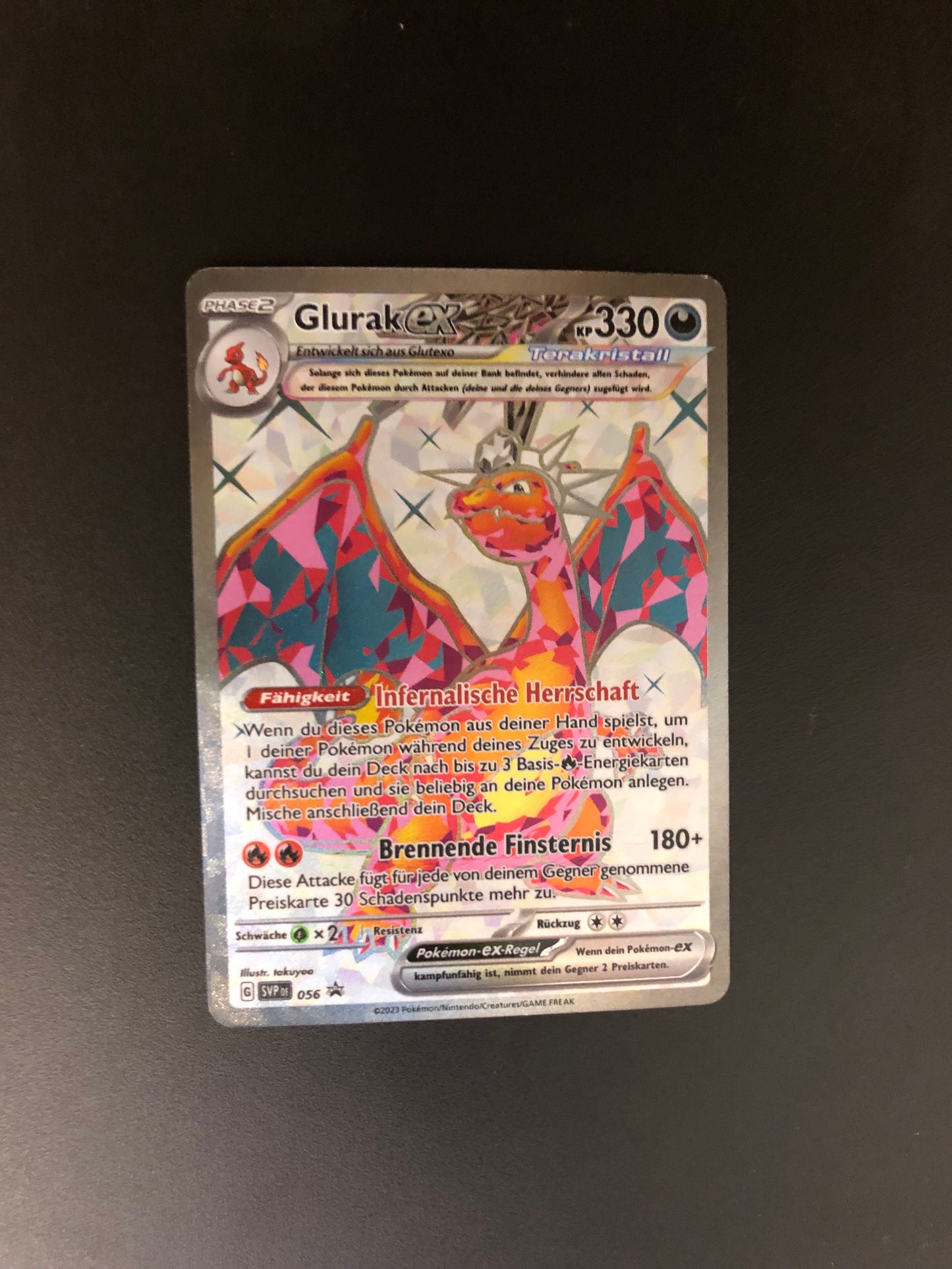 Pokemon Karte Promo EX Glurak 56 Deutsch
