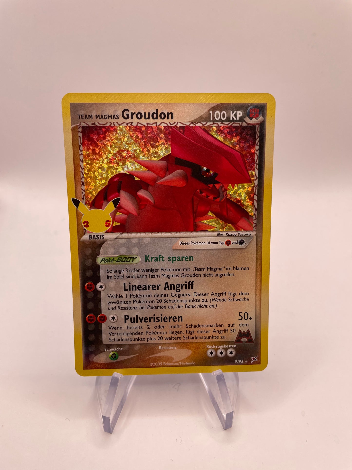 Pokemon Karte Celebration Groudon 9/95 Deutsch