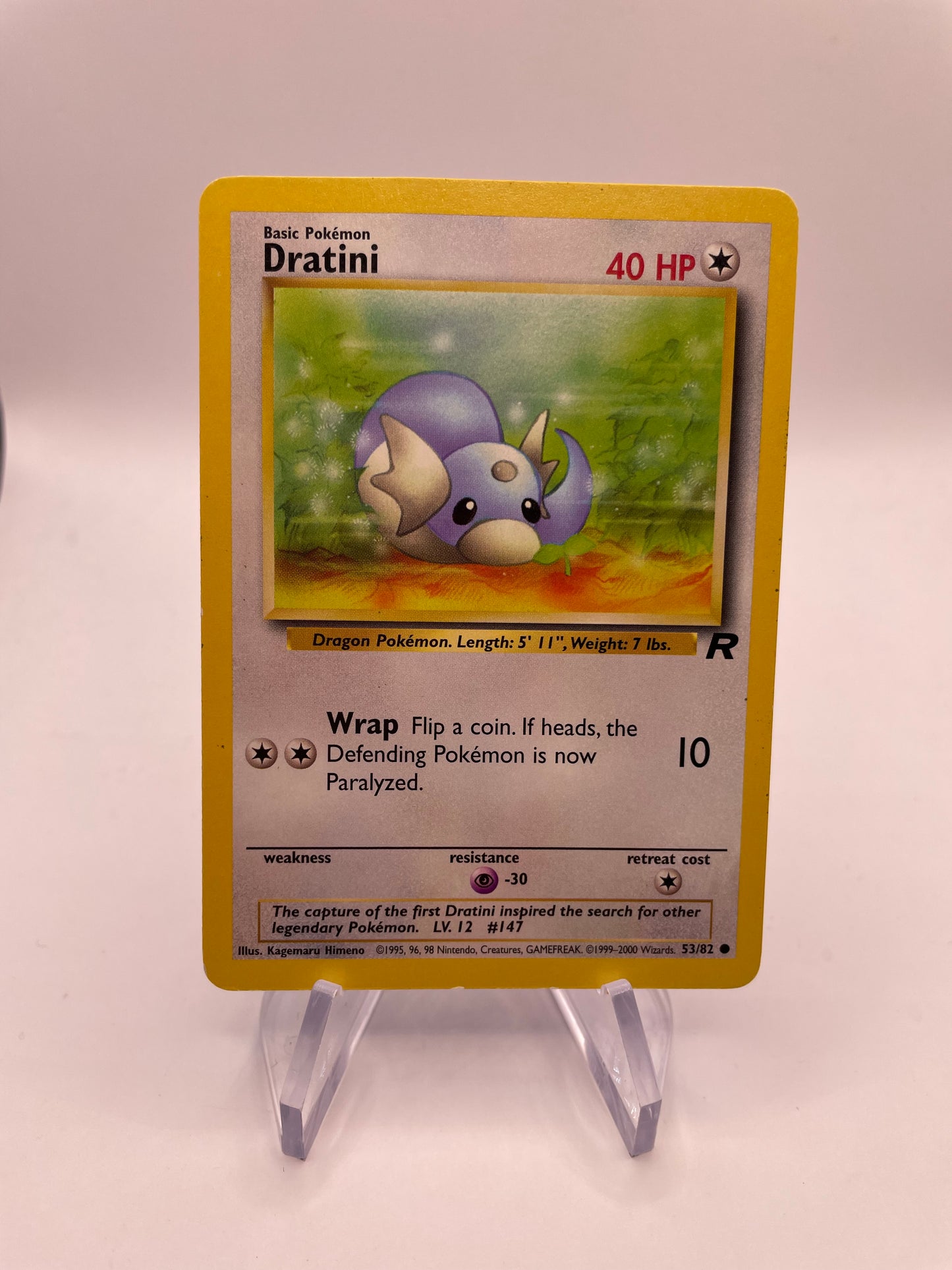 Pokemon Karte Rocket Dratini 53/82 Englisch