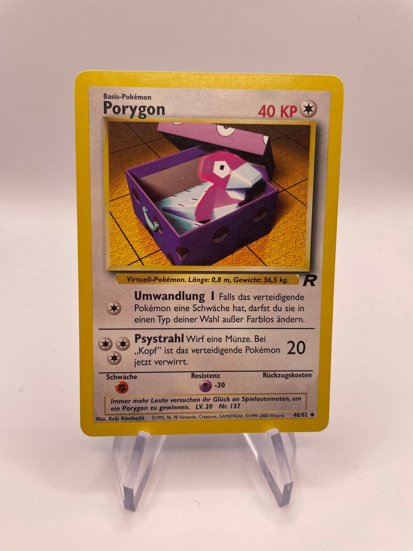 Pokemon Karte Rocket Porygon 48/82 Deutsch