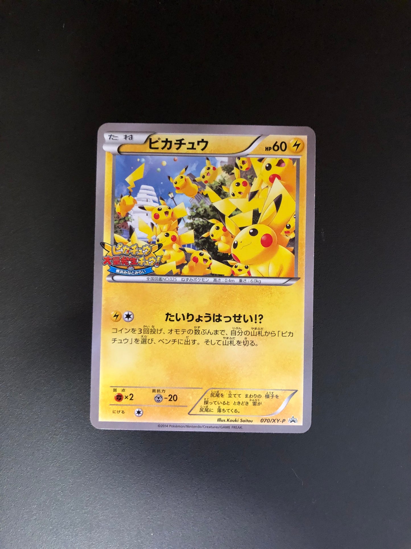 Pokemon Karten Promo Pikachu 70/XY-P Japanisch