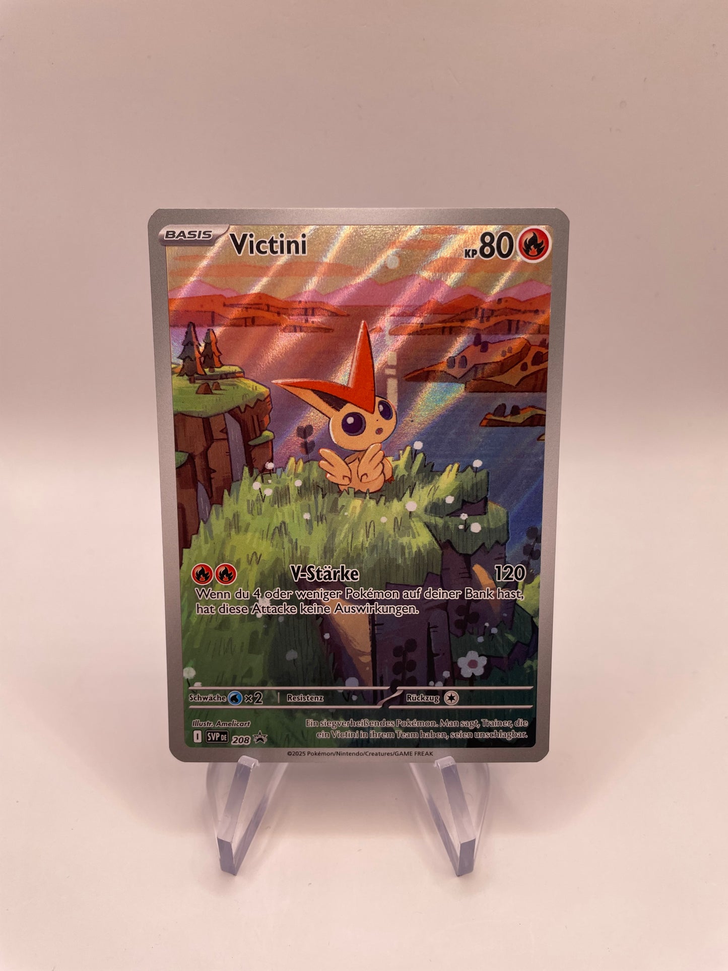 Pokémon Karte Art-Rare Victini 208 Promo Deutsch