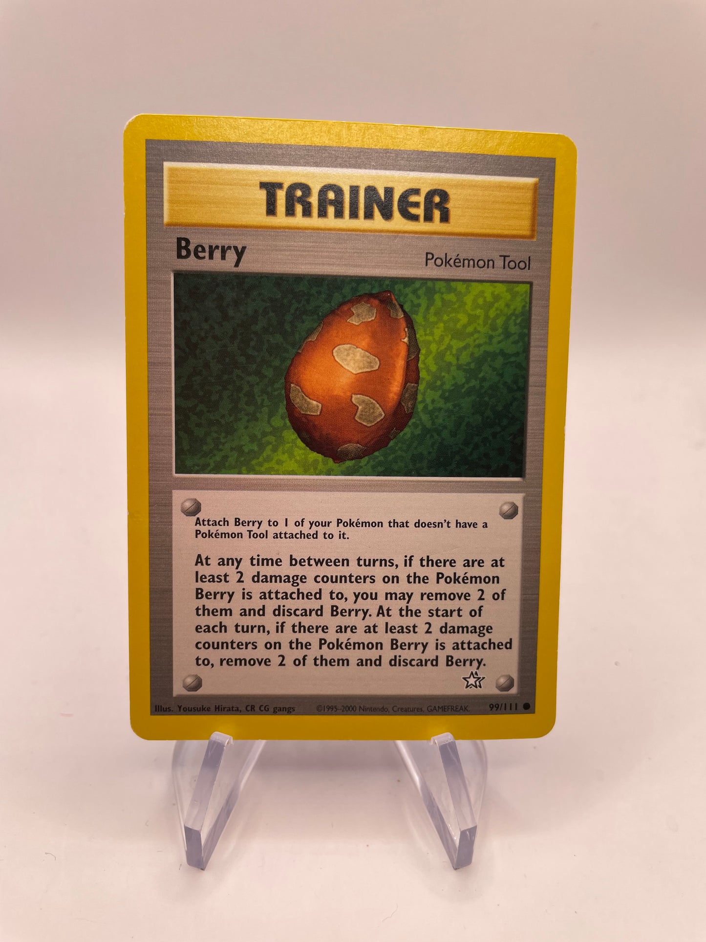 Pokemon Karte Neo Genesis Trainer Berry 99/111 Englisch