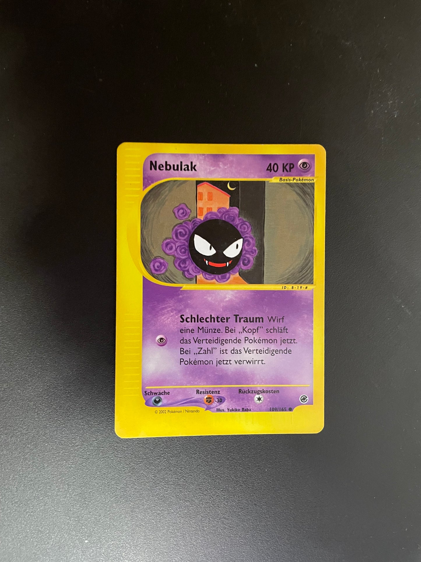 Pokemon Karte e-Series Nebulak 109/165 Deutsch