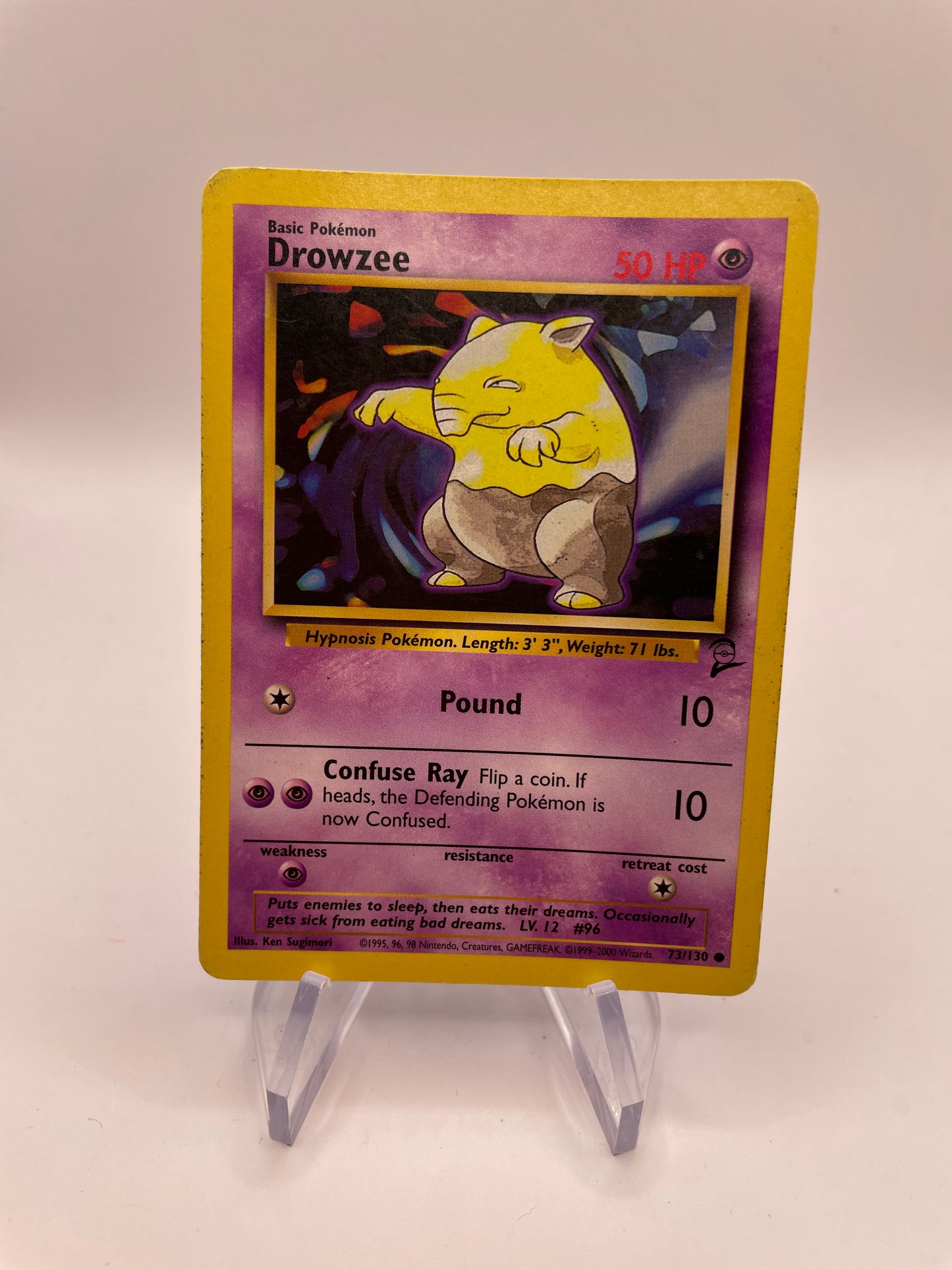 Pokemon Karte Base-Set 2 Drowzee 73/130 Englisch