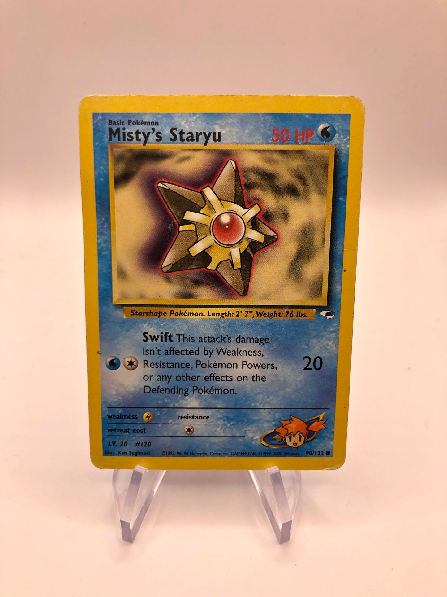Pokemon Karte Mistys Sterndu 90/132 Gym Heros Englisch