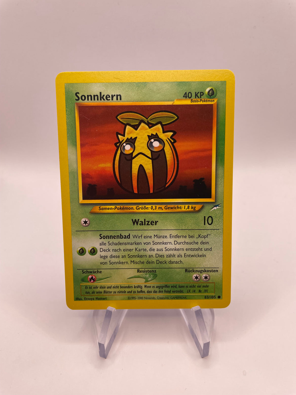 Pokemon Karte Sonnkern Neo Destiny 83/105 Deutsch