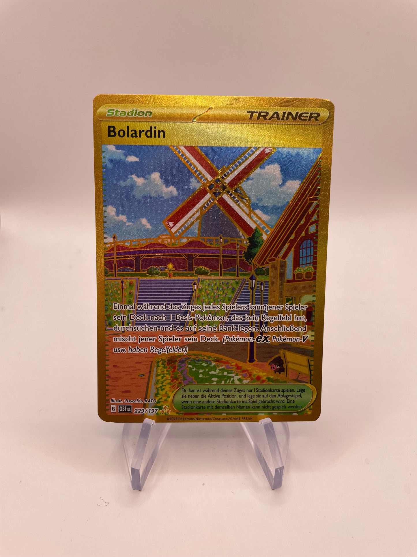Pokémon Karte Trainer Bolardin 229/197 Deutsch