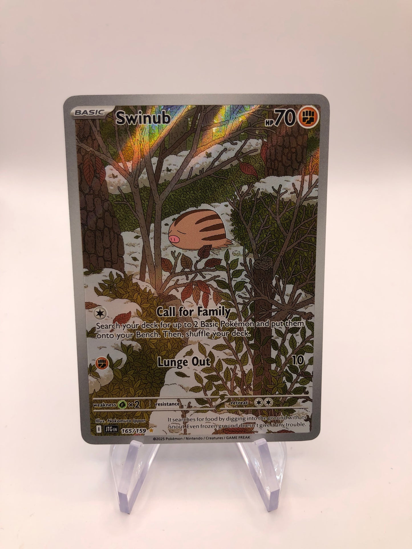 Pokemon Karte Art-Rare Quiekel 165/159 Englisch