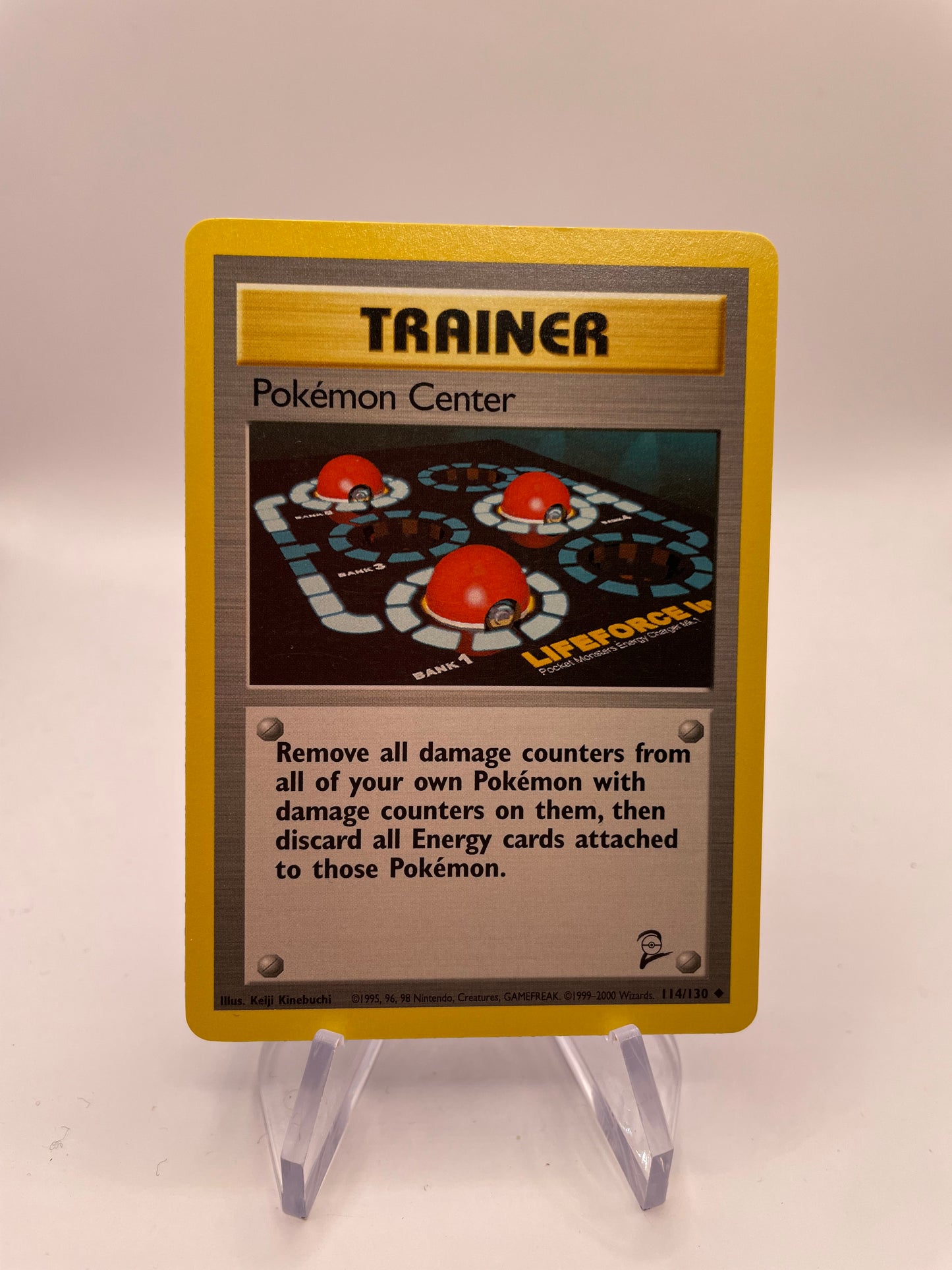 Pokemon Karte Base-Set 2 Trainer Pokemon Center 114/130 Englisch