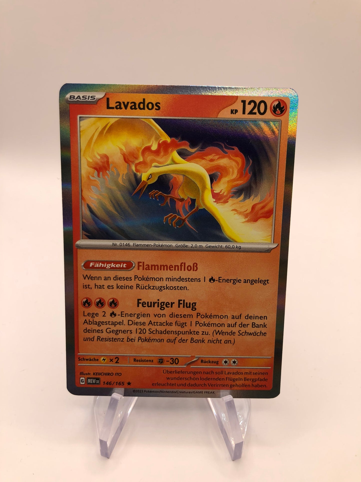 Pokemon Karte Arktos 146/165 Deutsch