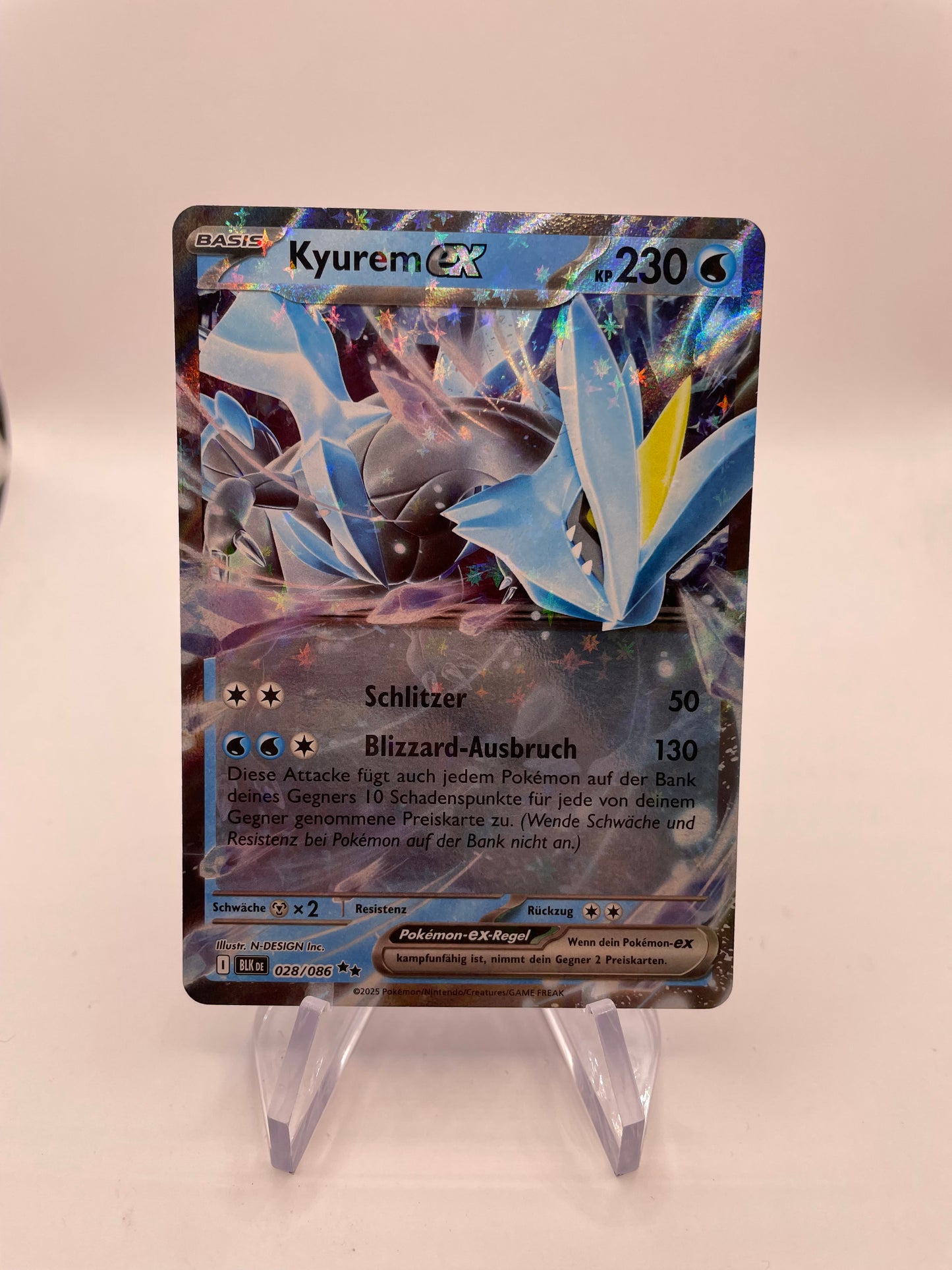 Pokemon Karte Kyurem ex 28/86 Deutsch