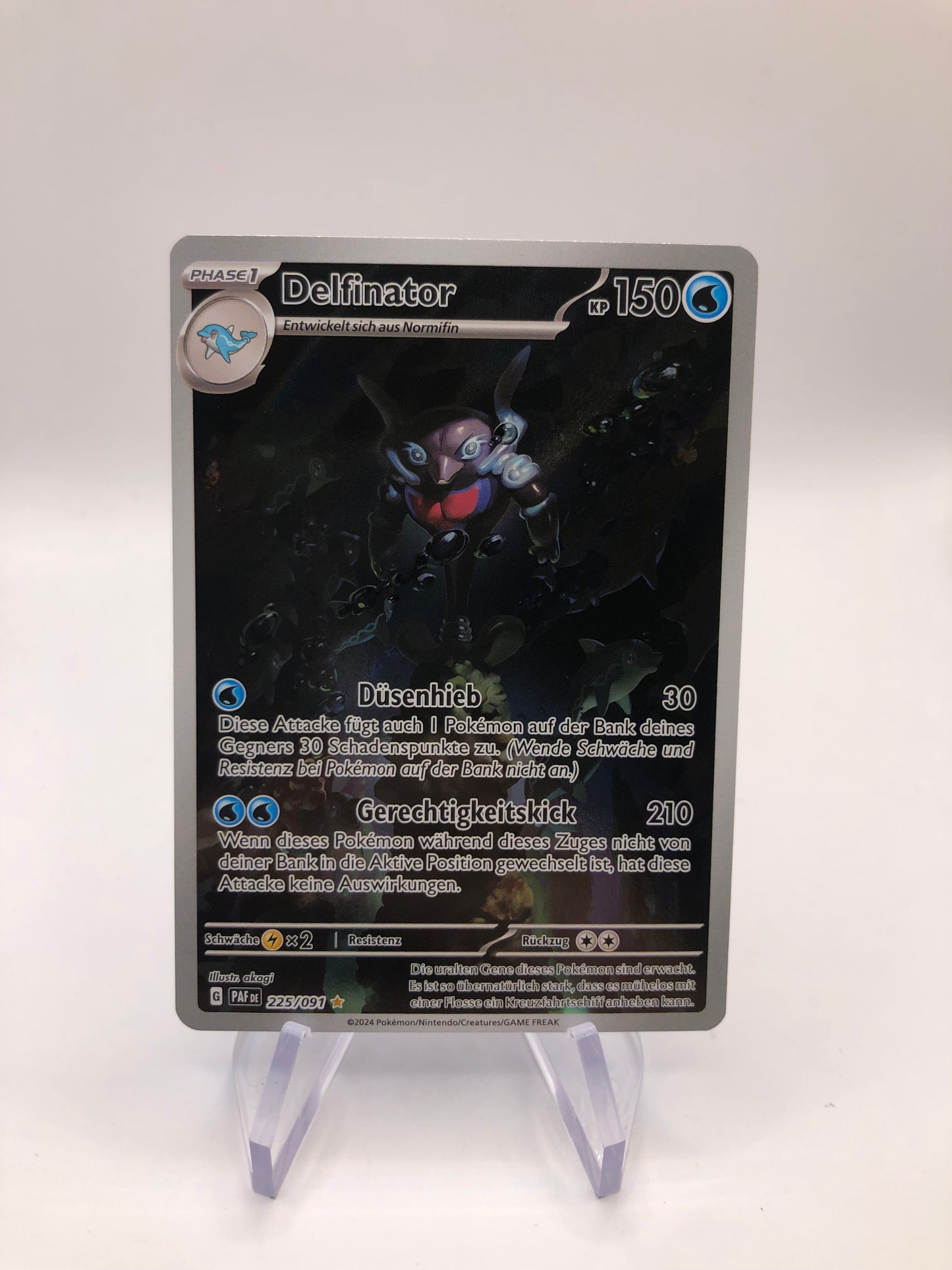 Pokemon Karte Art-Rare Delfinator 225/91 Deutsch