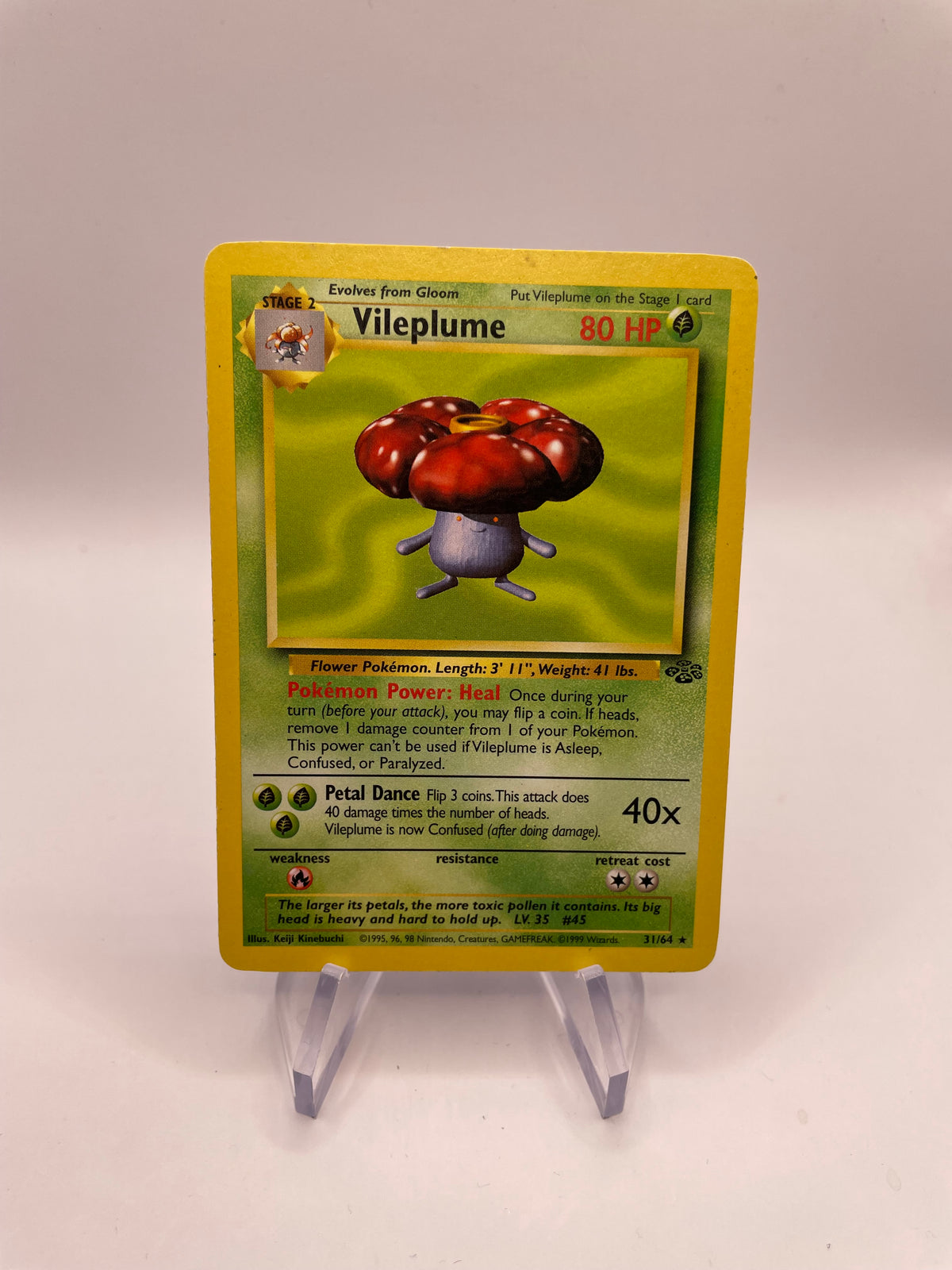 Pokemon Karte Dschungel Giflor 31/64 Englisch