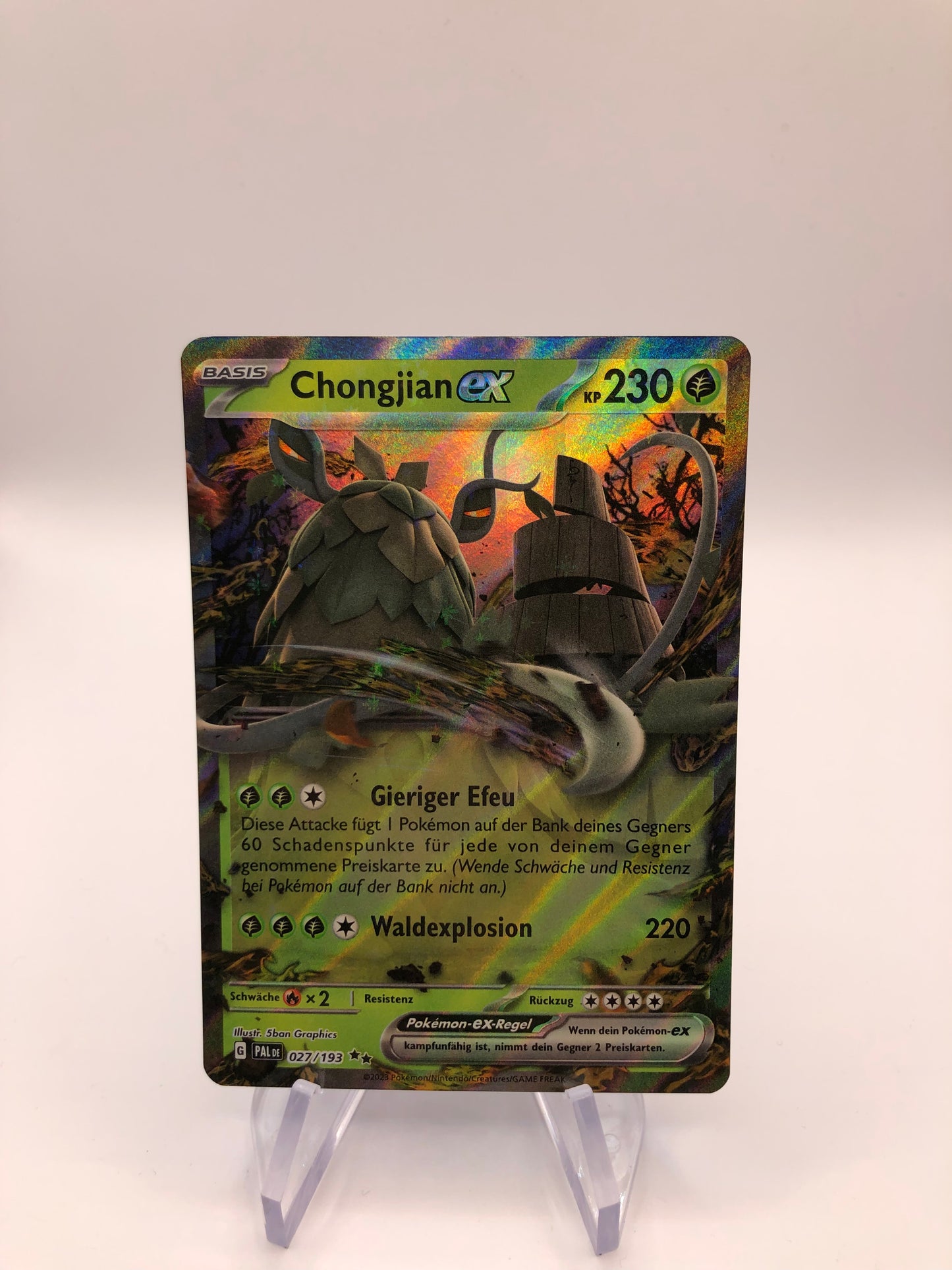Pokemon Karte Ex Chongjian 27/193 Deutsch