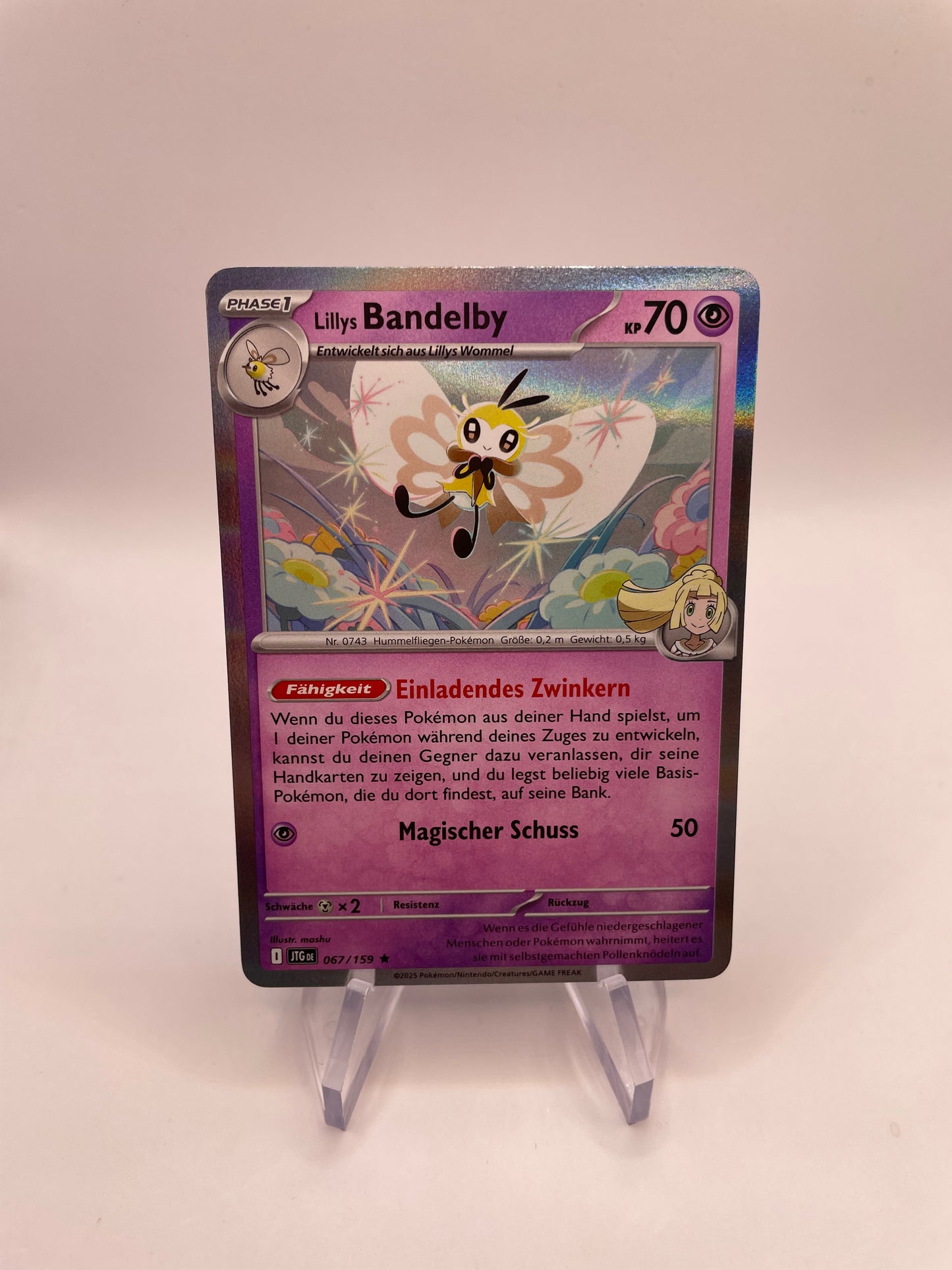 Pokemon Karte Bandelby 67/159 Deutsch