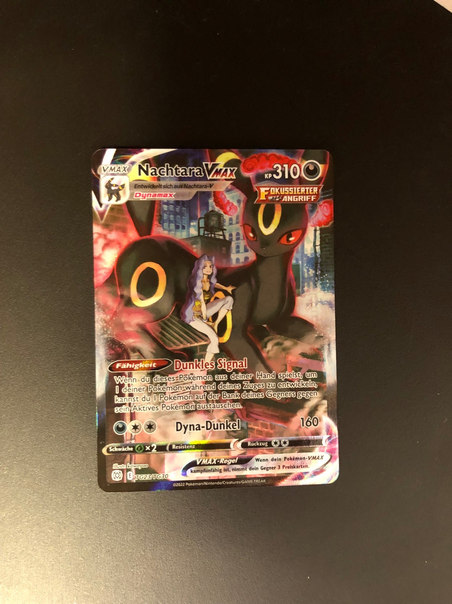 Pokemon Karten Vmax Alt-Art Nachtara Tg23/Tg30 Deutsch