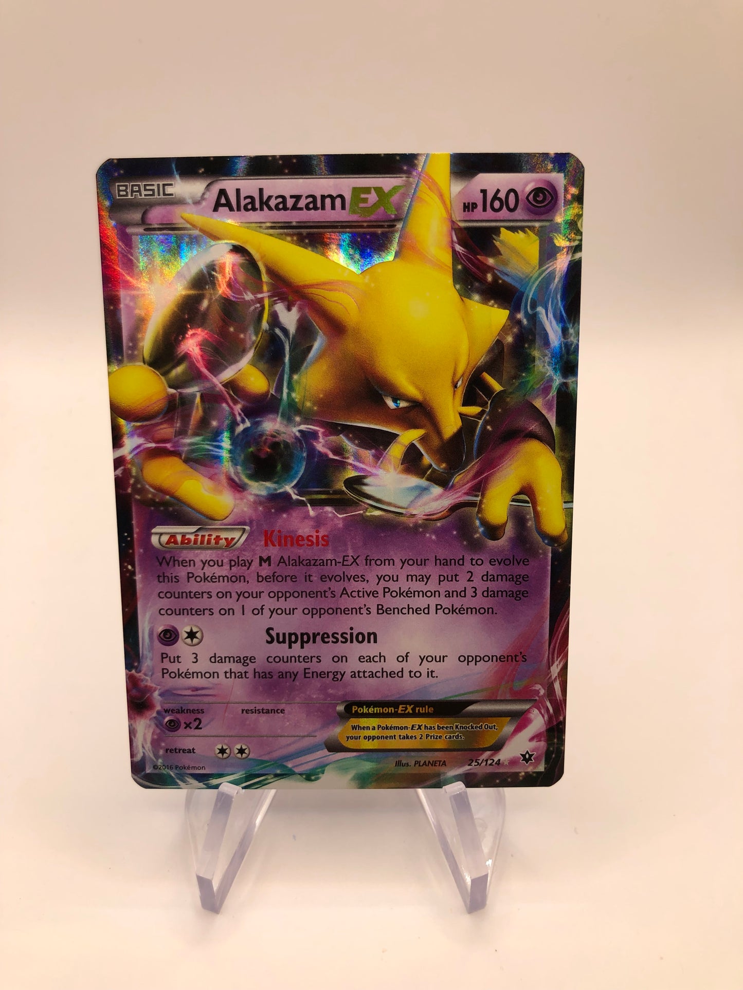 Pokemon Karte EX Simsala 25/124 Englisch