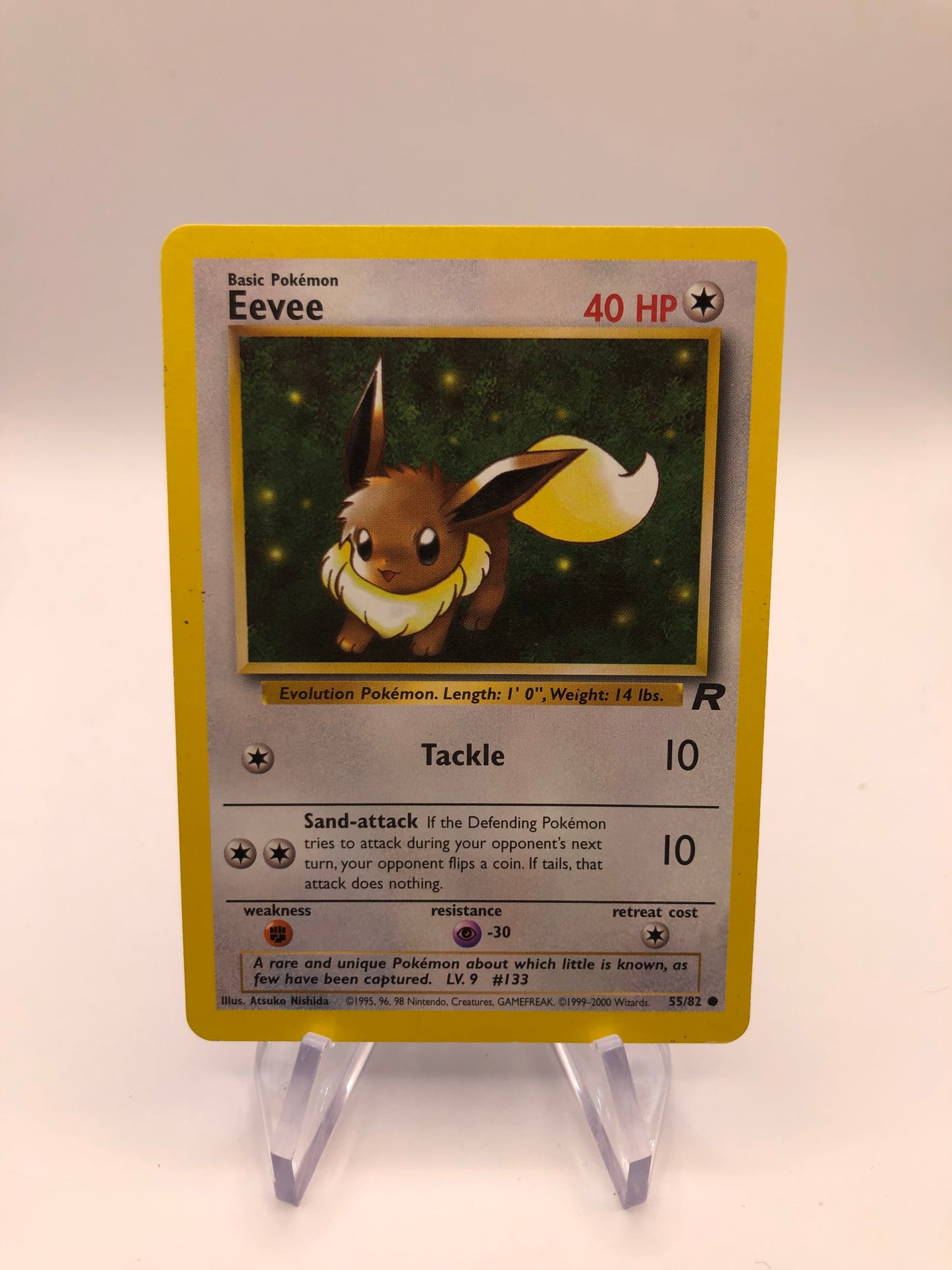 Pokemon Karte Evoli 55/82 Rocket Englisch